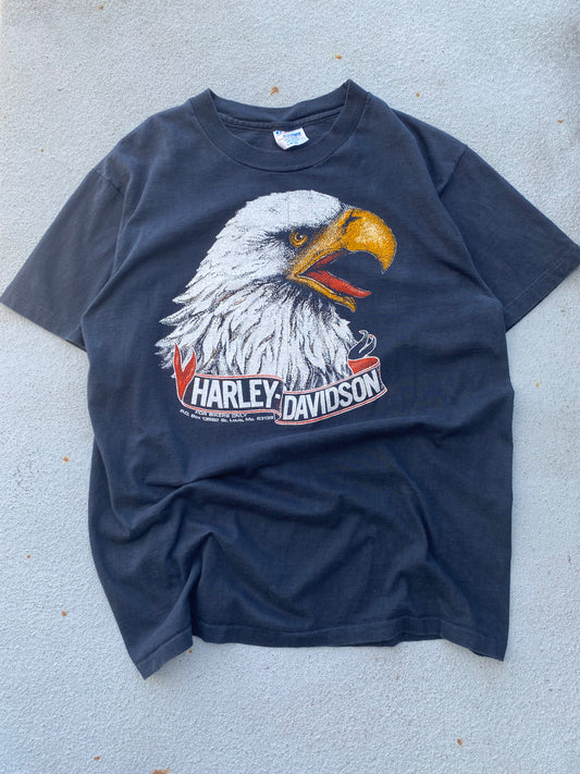 Vintage 80’s Harley Davidson Eagle shirt Size Large