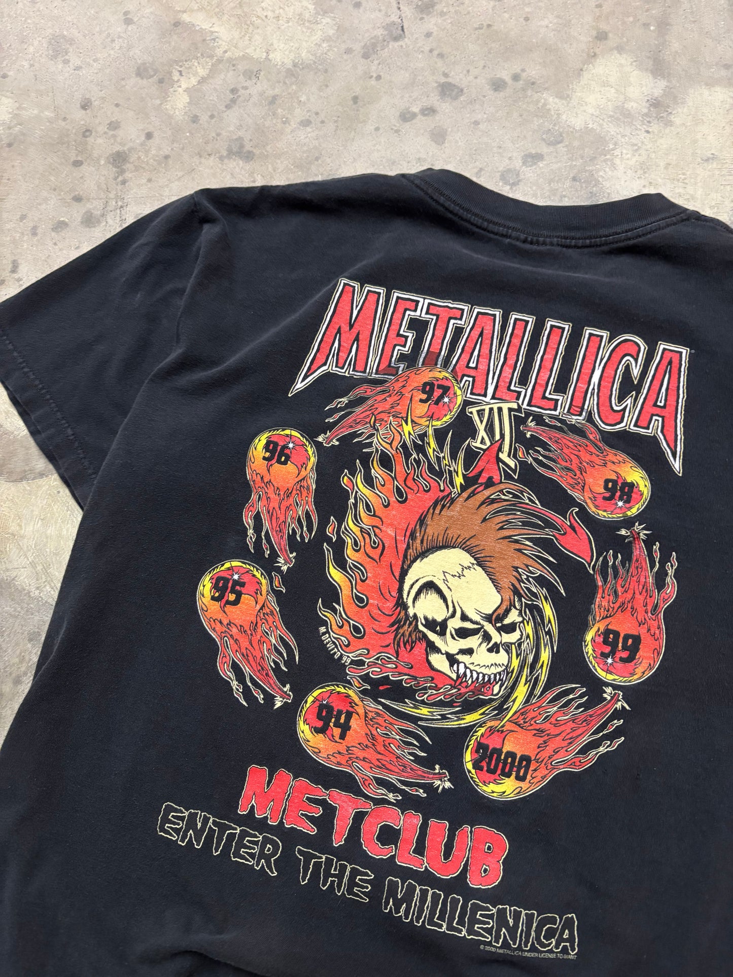 Vintage Metallica Loyal member band shirt size extra large