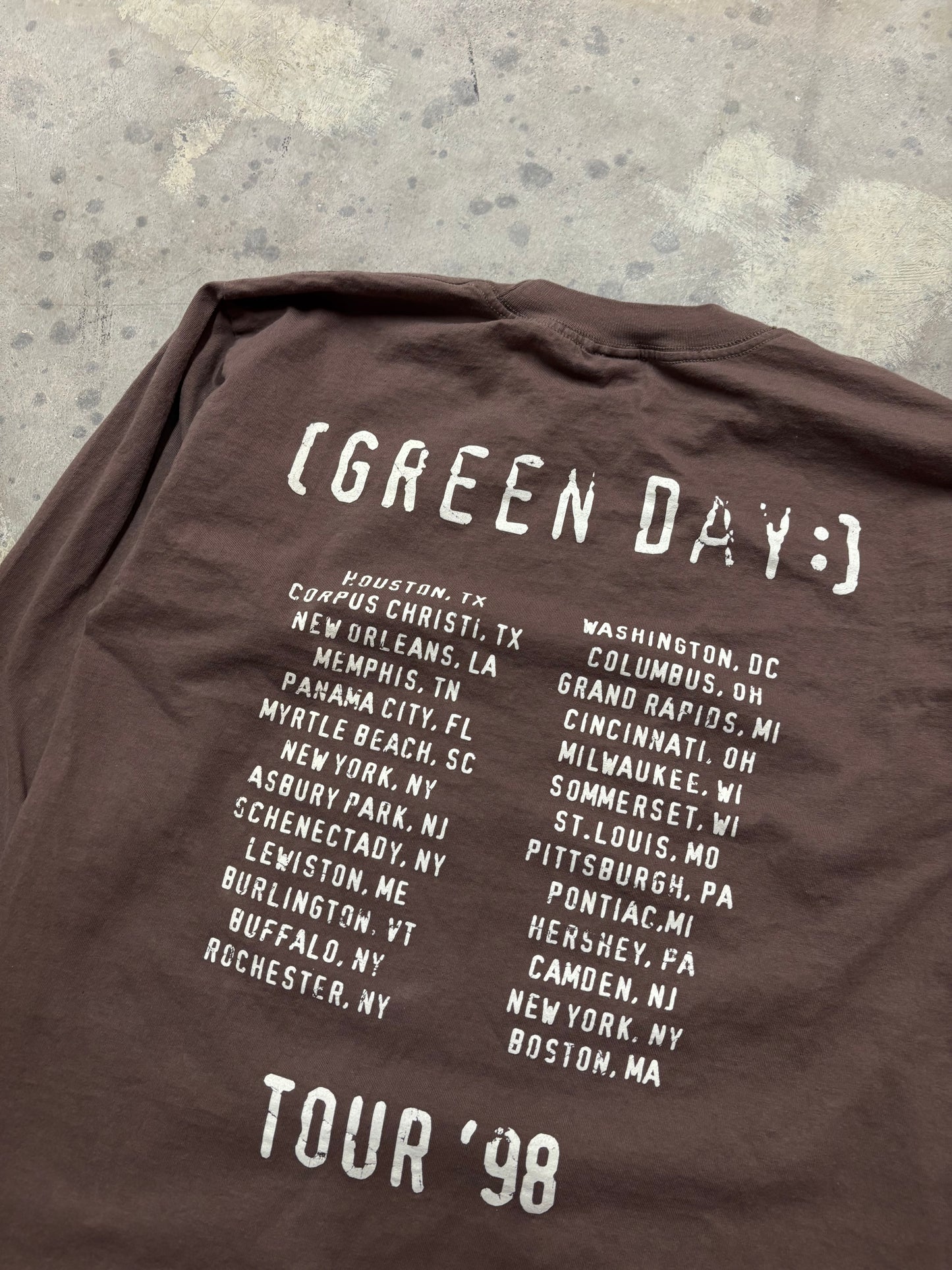 Vintage Green Day Nimrod long sleeve shirt size large