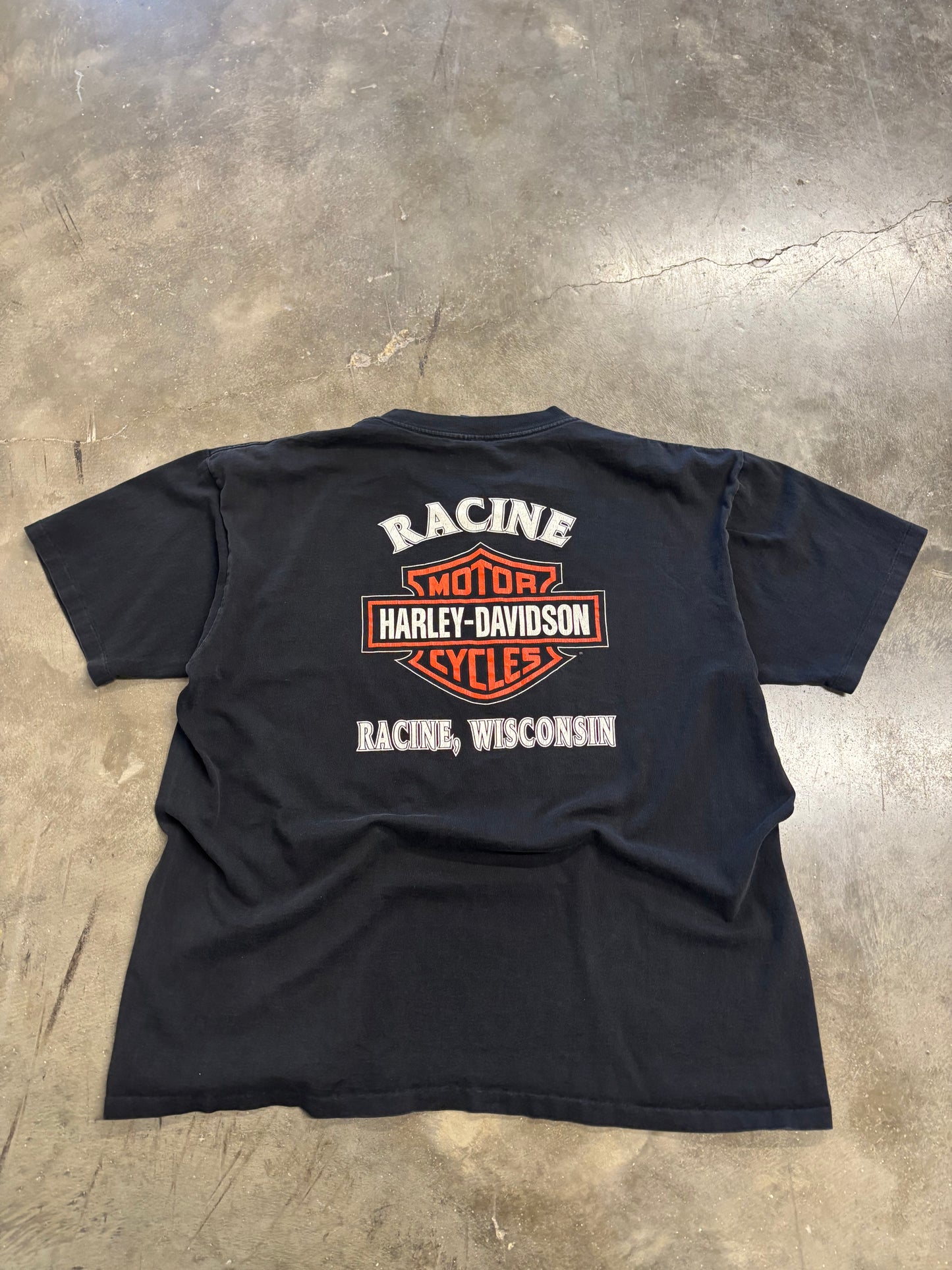 Vintage Harley Davidson Loud Pipes Save lives shirt size xl