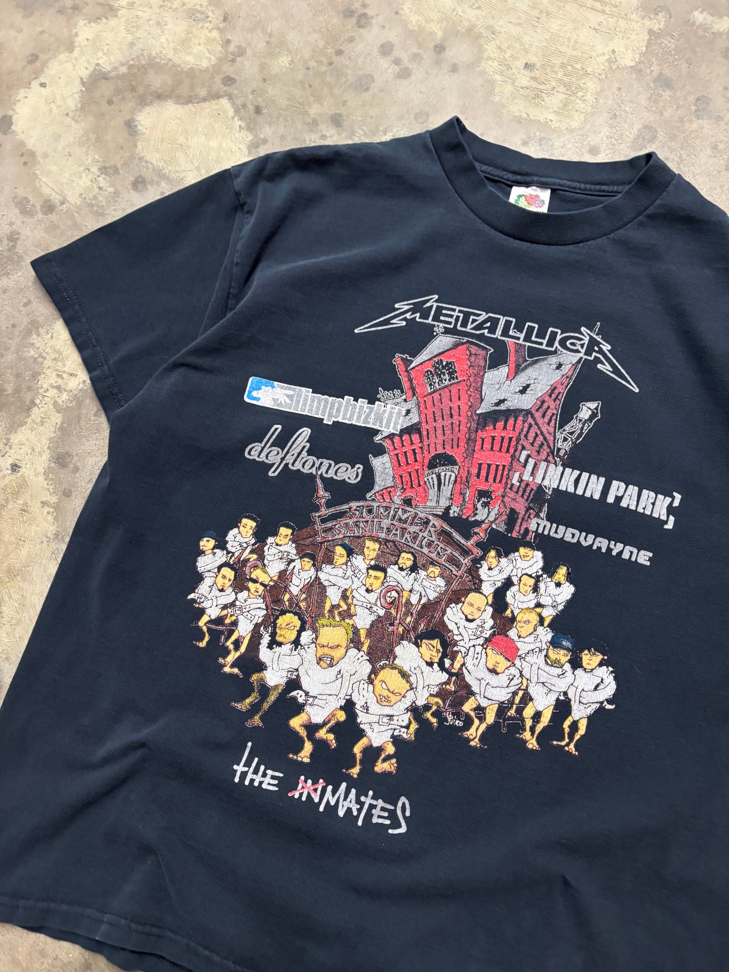 Vintage 2003 Summer Sanitarium  tour shirt size XL