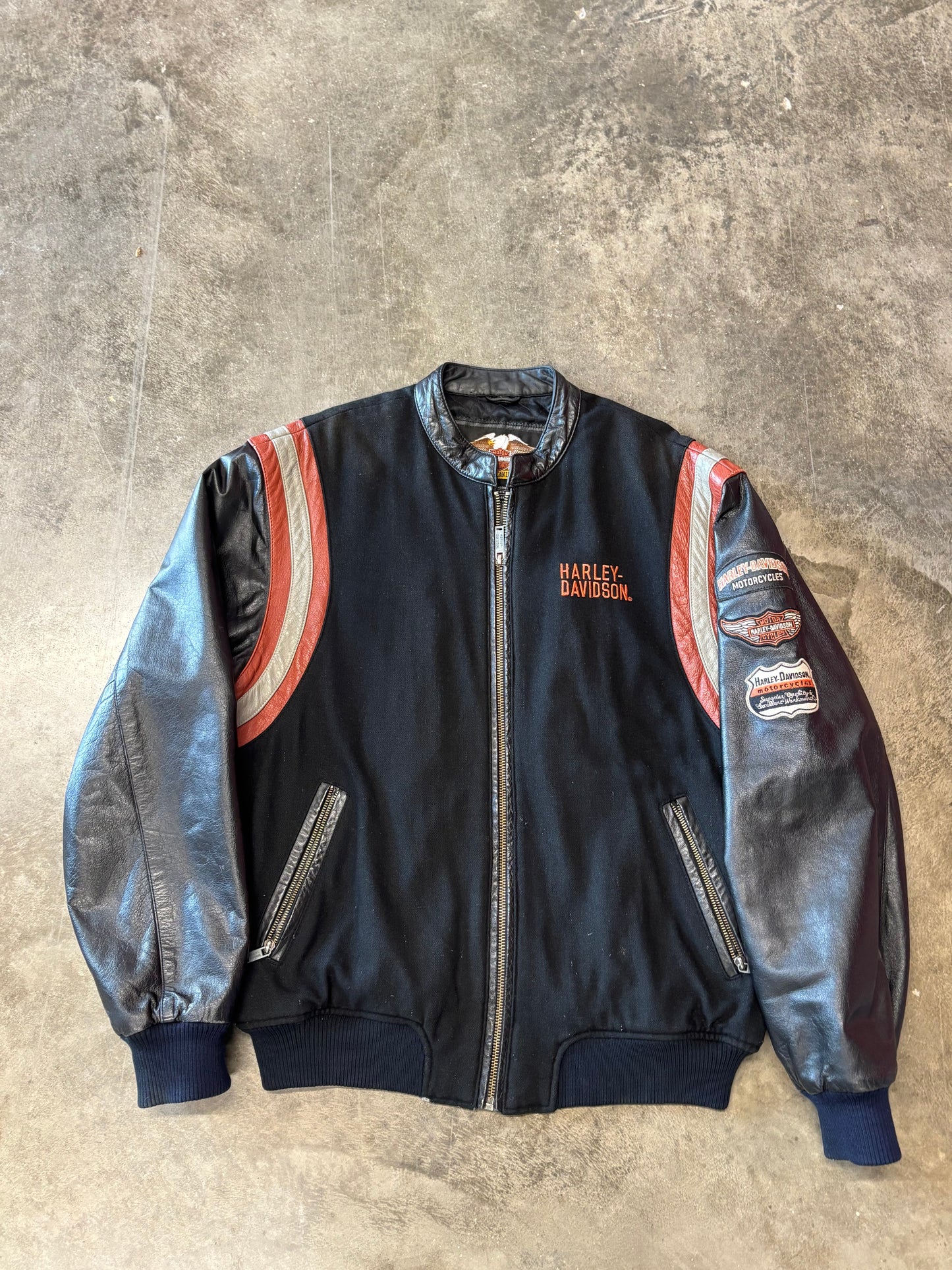 Vintage Harley Davidson varsity jacket size xl