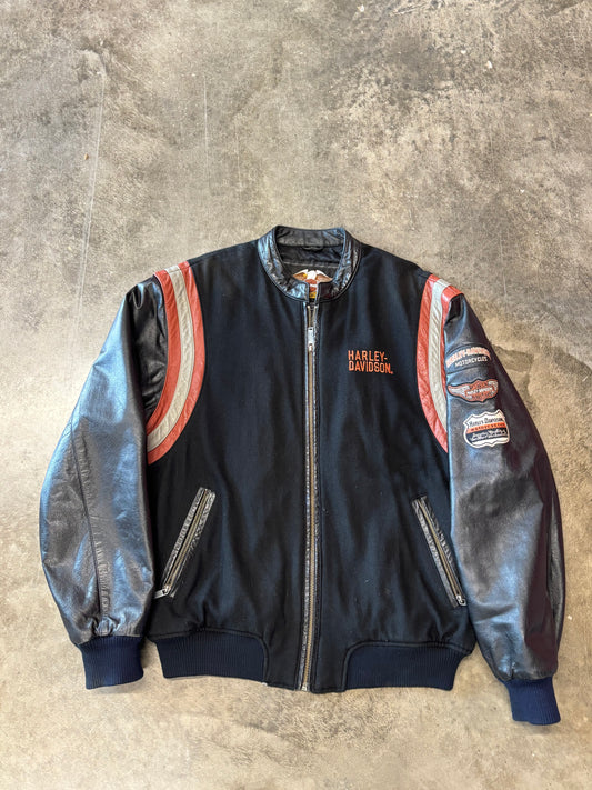Vintage Harley Davidson varsity jacket size xl