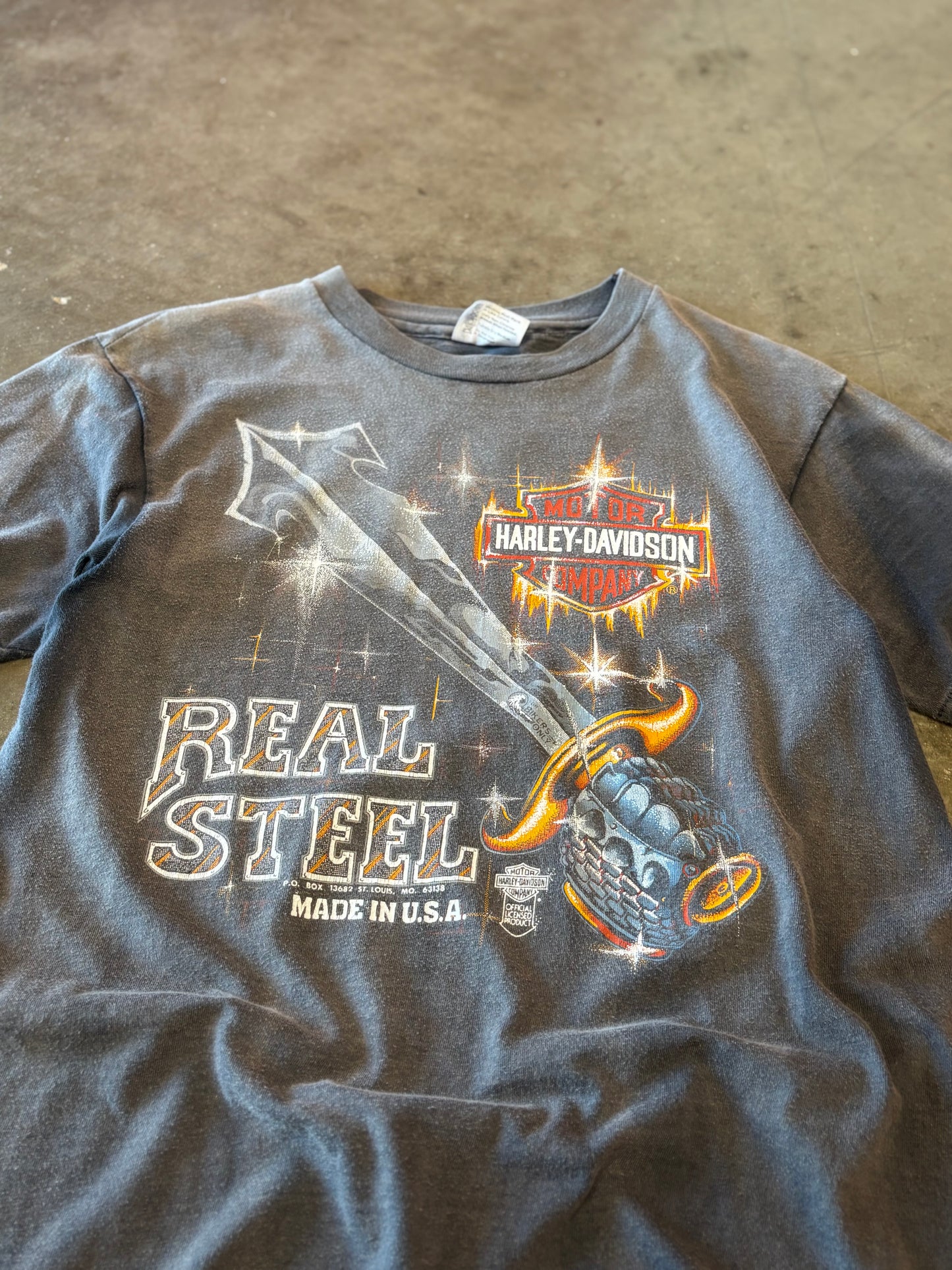 Vintage Harley Davidson Real Steel shirt size medium