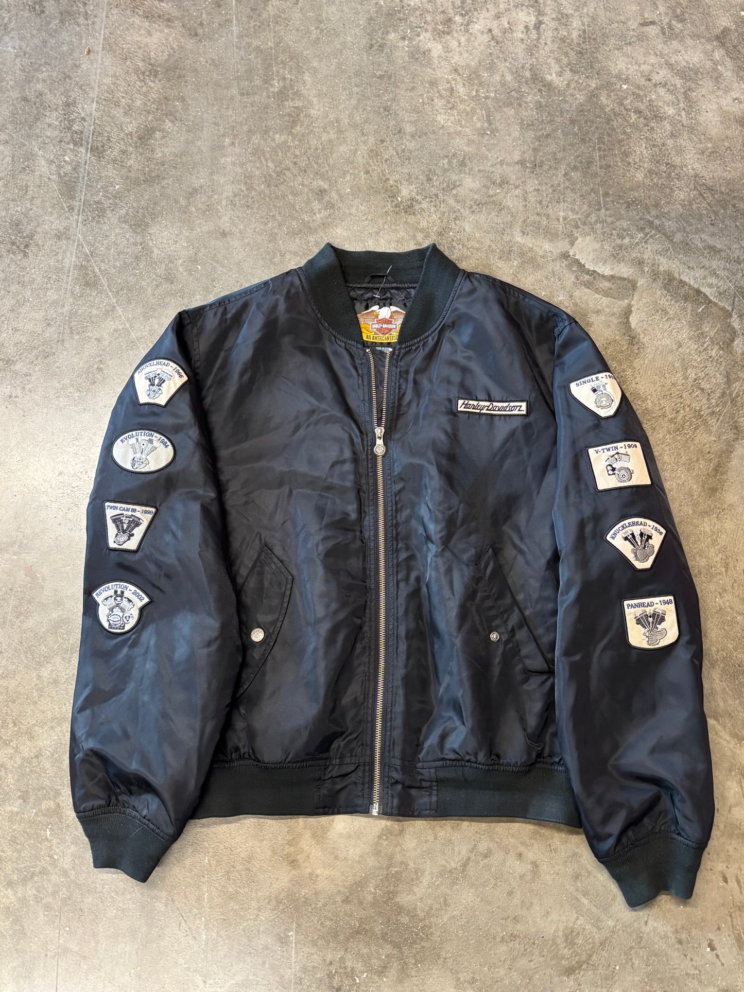 Vintage Harleh Davidson Shovelhead jacket size xl