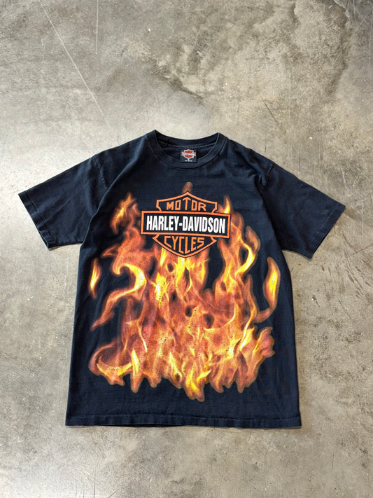 Vintage Harley Davidson rising flame shirt size medium
