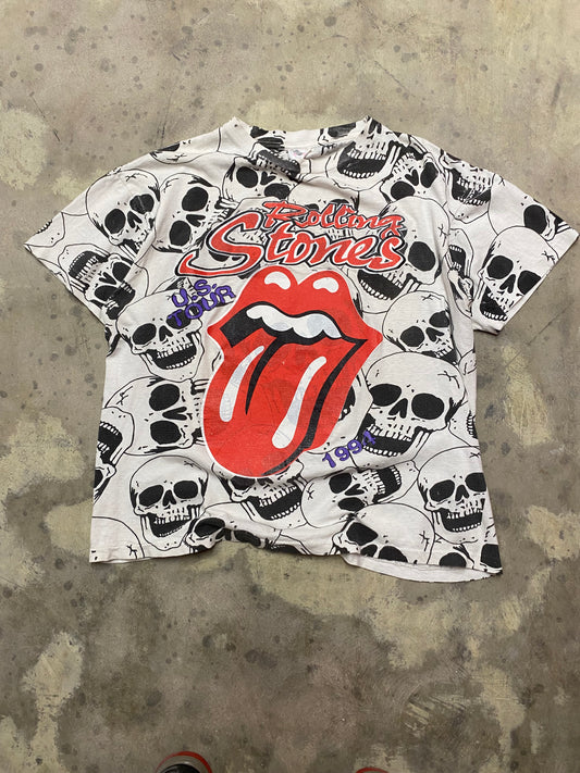 Vintage Rolling Stones Voodoo Lounge AOP shirt size XL