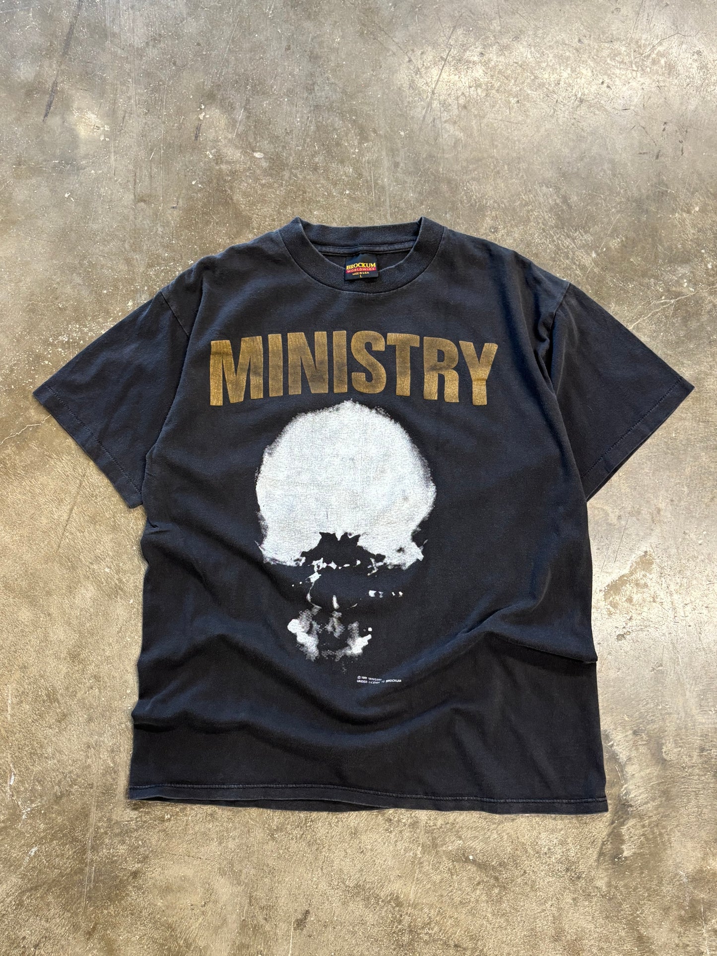 Vintage Ministry band shirt size large