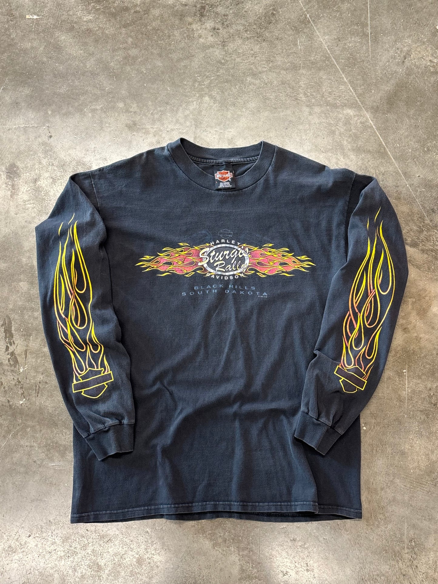 Vintage Harley Davidson Sturgis Rally long sleeve size large