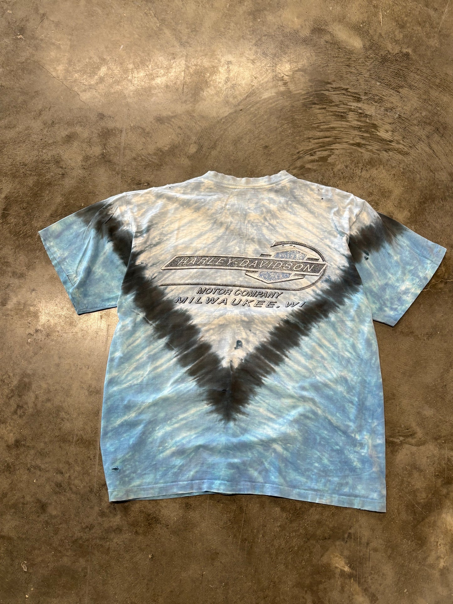 Vintage Harley Davidson tie dye shirt size xl