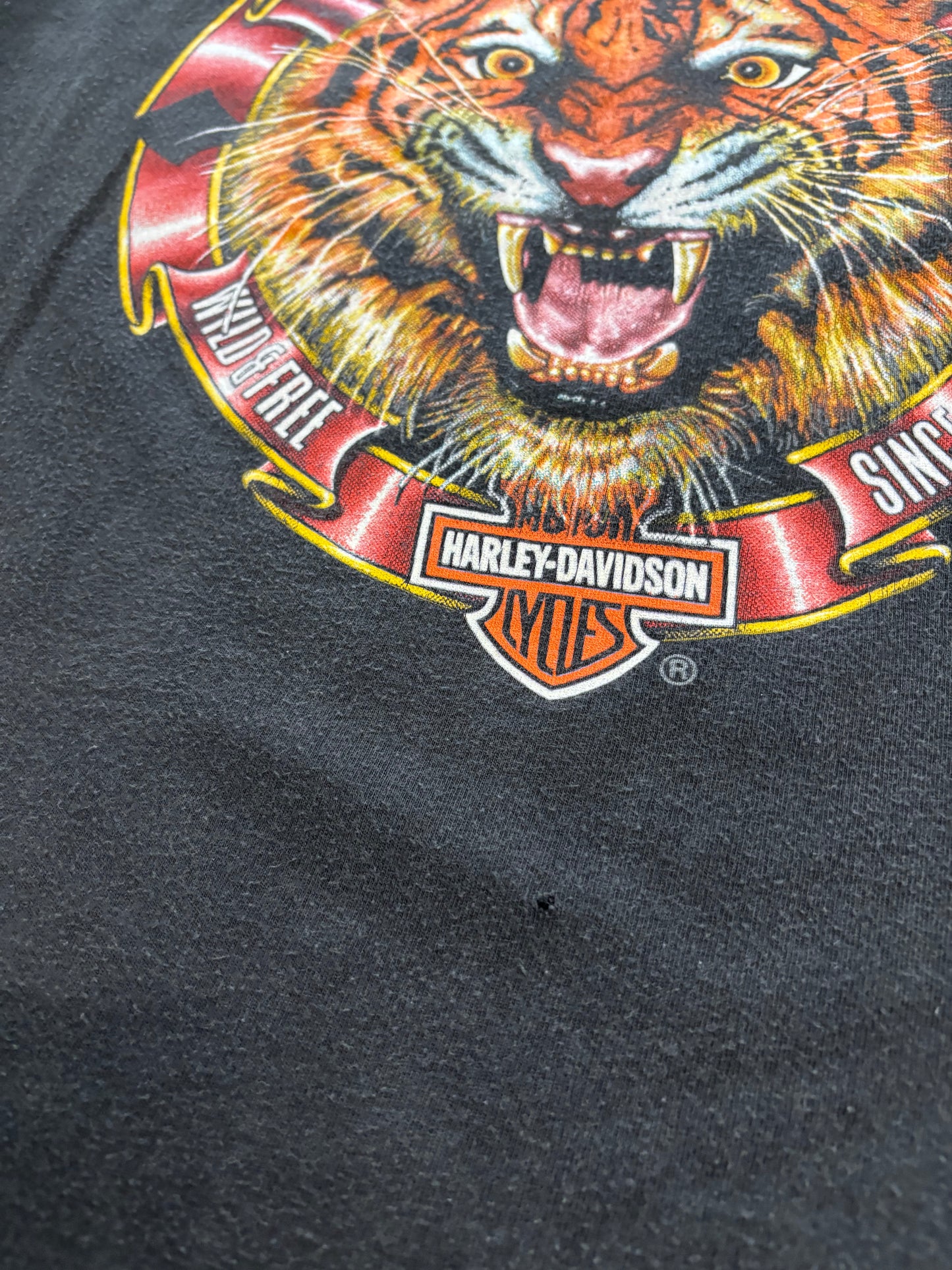 Vintage 80’s Harley Davidson Tiger shirt size XL