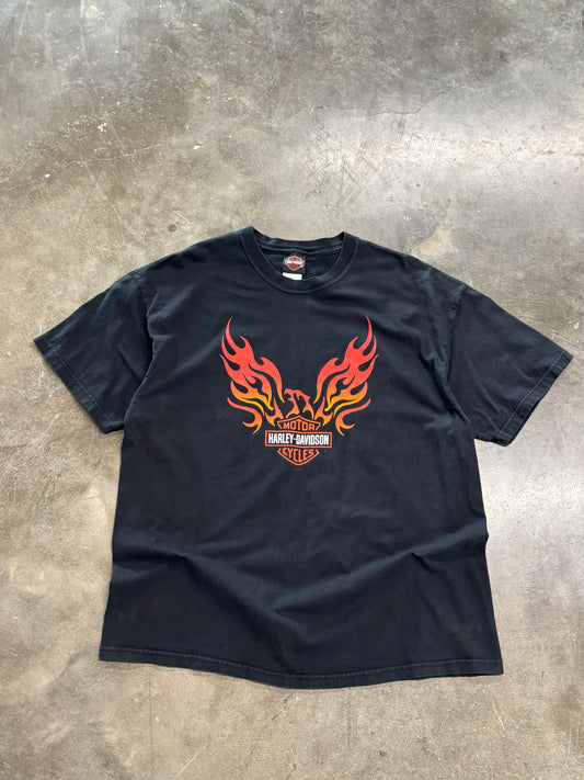 Vintage Harley Davidson flaming phoenix shirt size xl