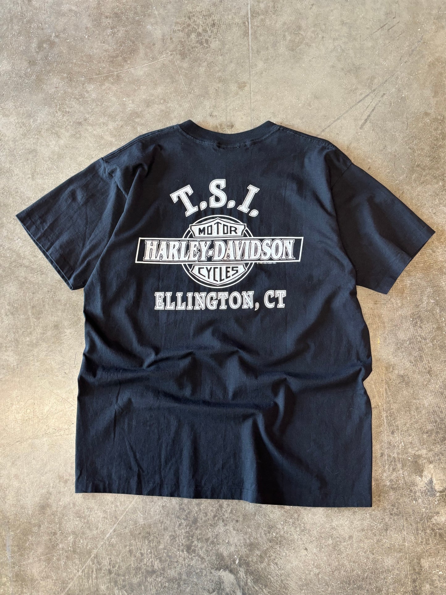 Vintage Harley Davidson Eagle Thunder shirt size large