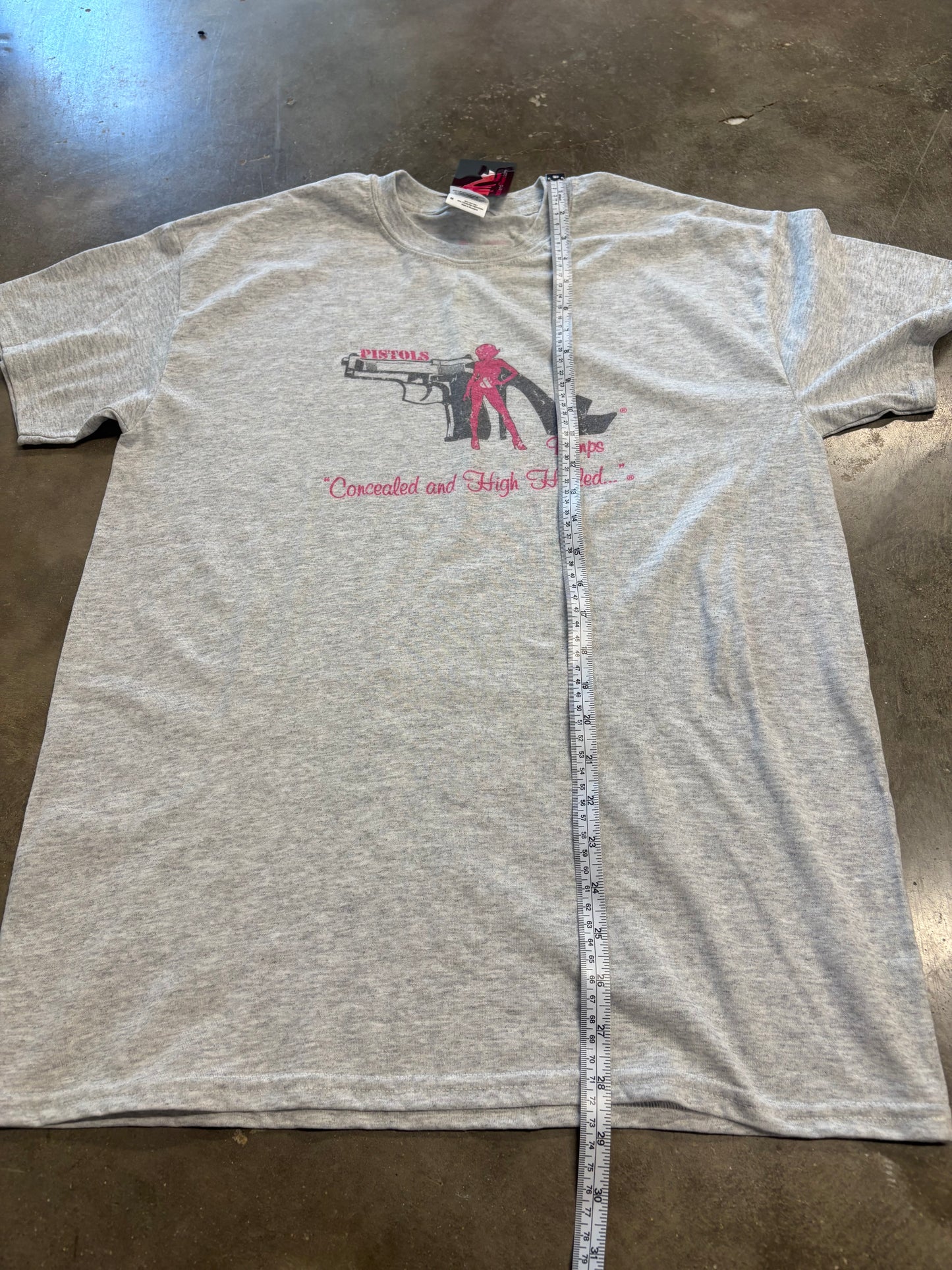Y2K vintage stripper gun shirt size medium