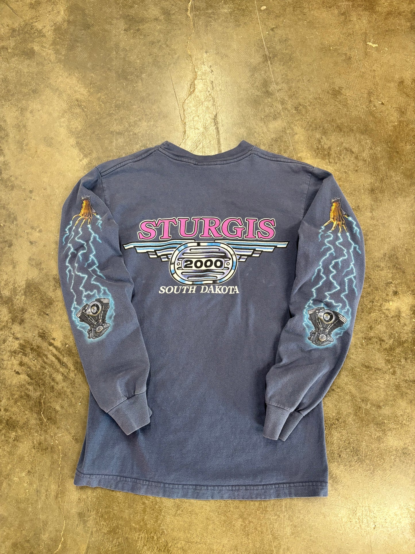 Vintage Sturgis Lightning wizard shirt size medium
