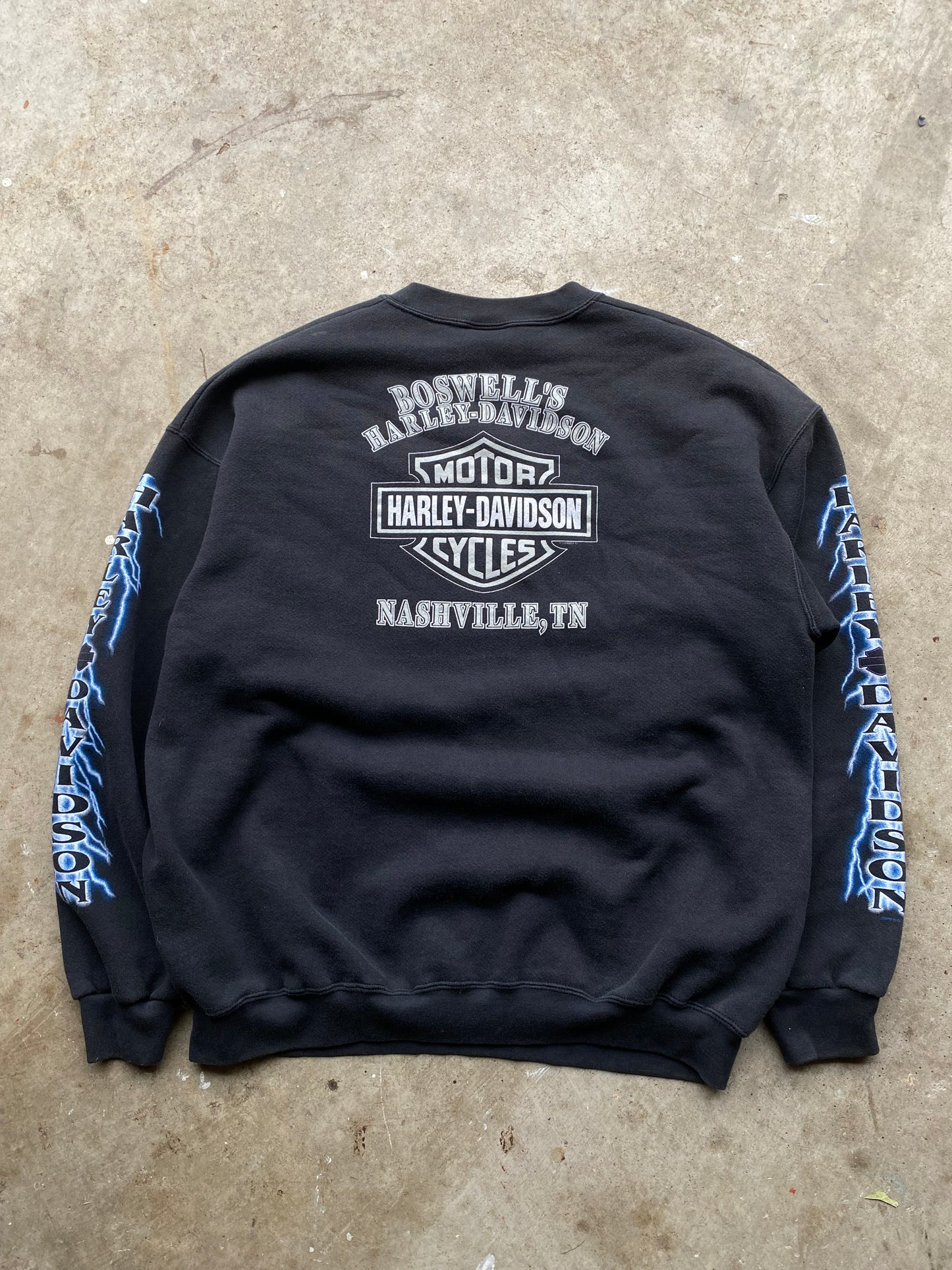 Vintage Harley Davidson Lightning Sweatshirt Size Extra large shirt