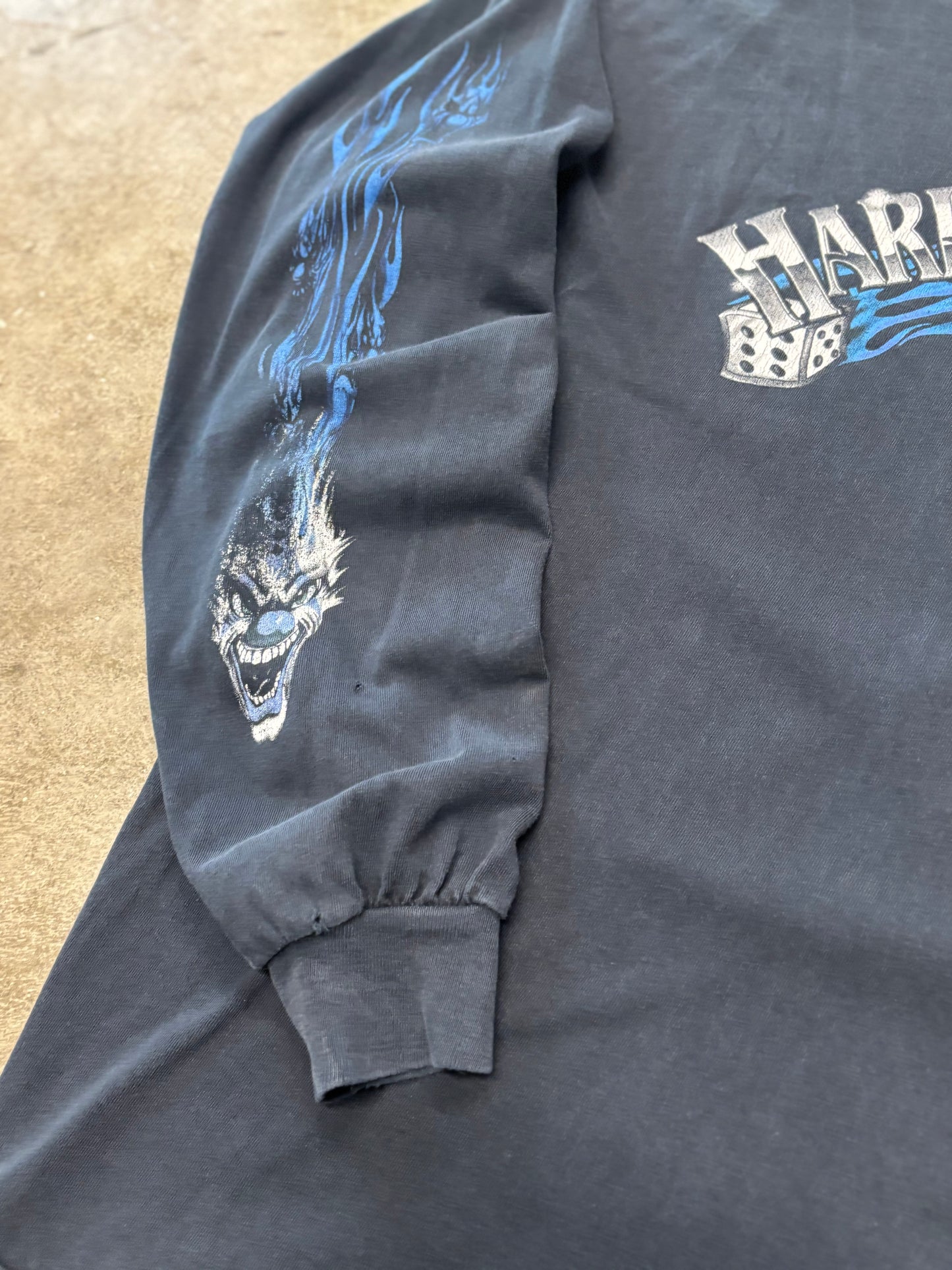 Vintage Harley Davidson Dice long sleeve size xl