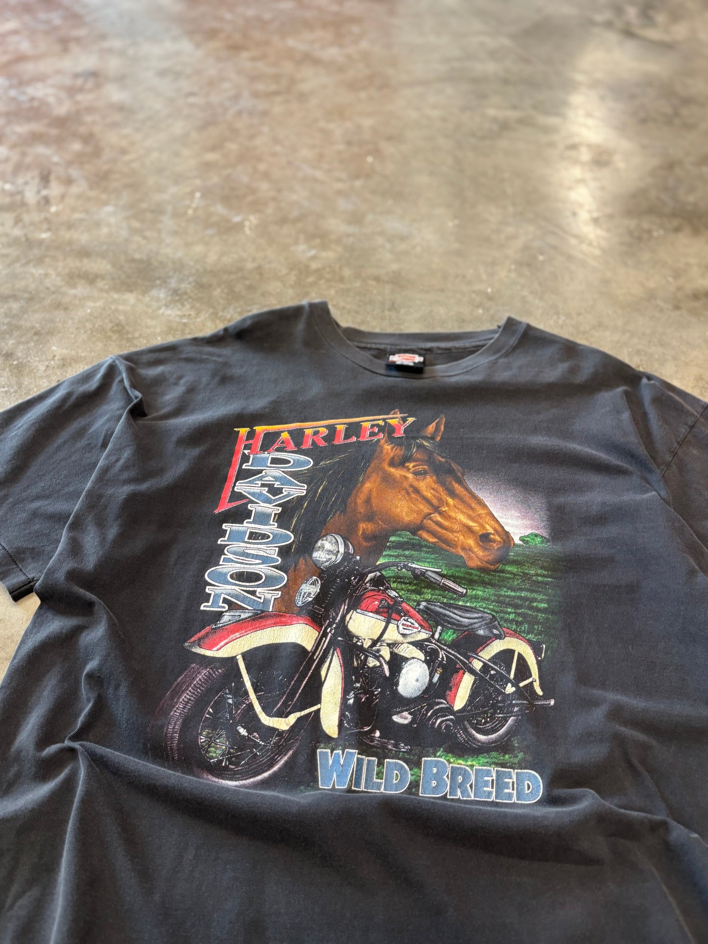 Vintage Harley Davidson very special very super wild breed shirt size xxl