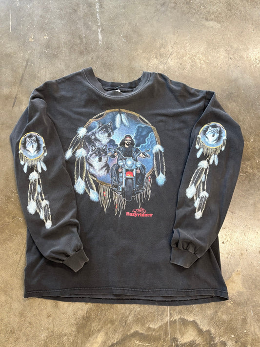 Vintage EasyRiders dreamcatcher long sleeve size XL