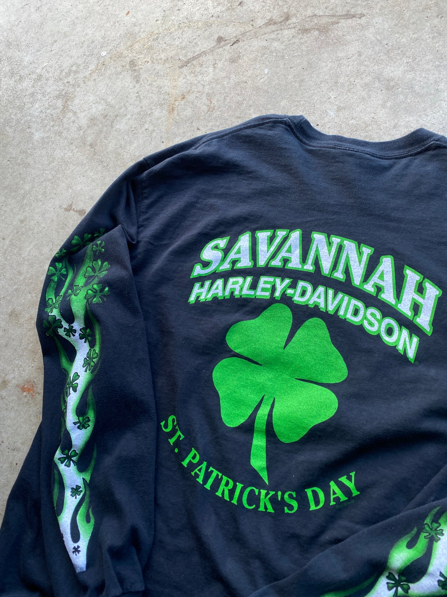 Harley Davidson Shamrock Long sleeve shirt size Extra Large