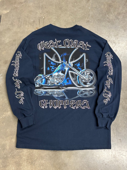 Vintage navy wcc long sleeve size xl