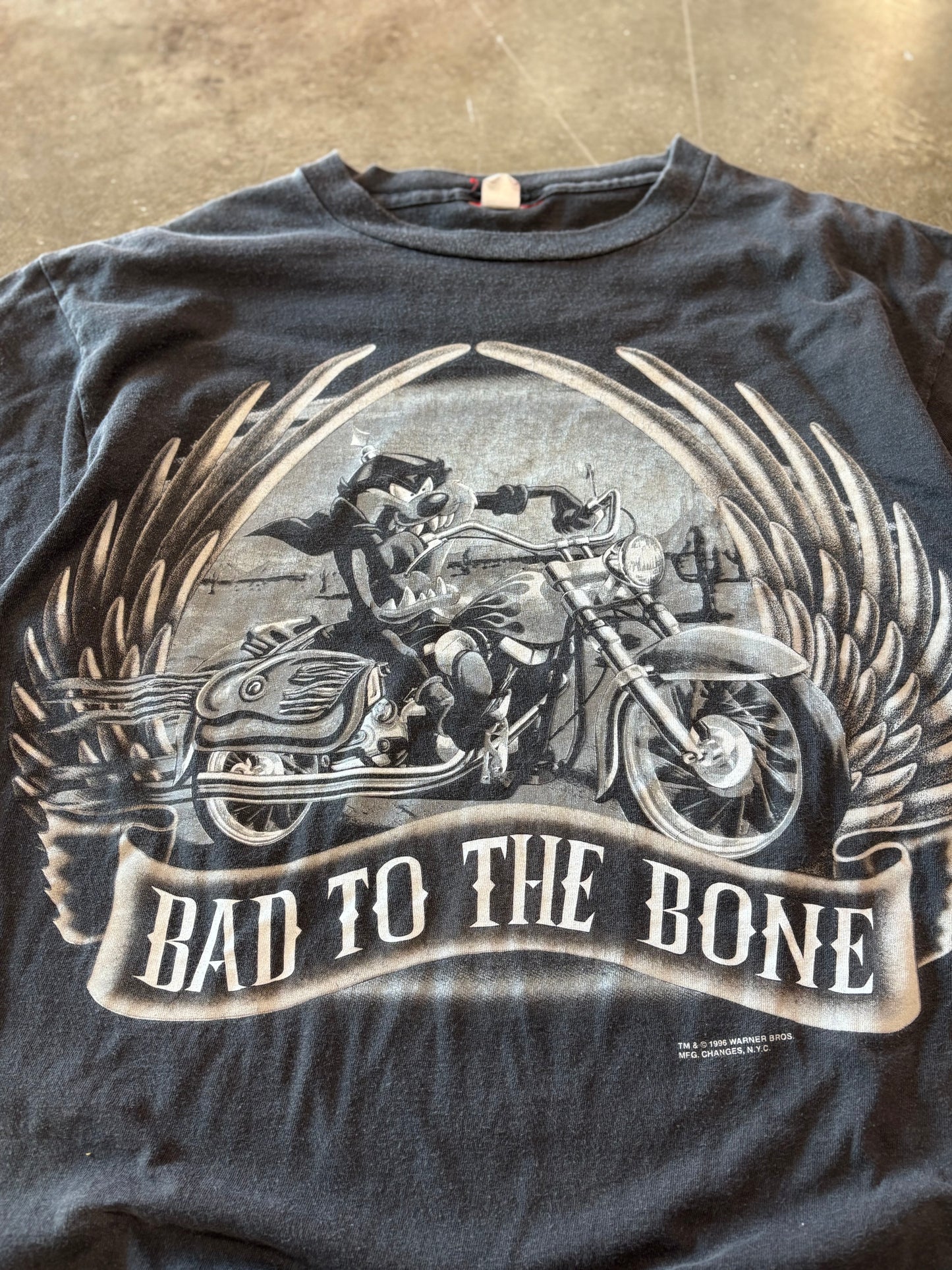 Vintage Taz Biker shirt size XL