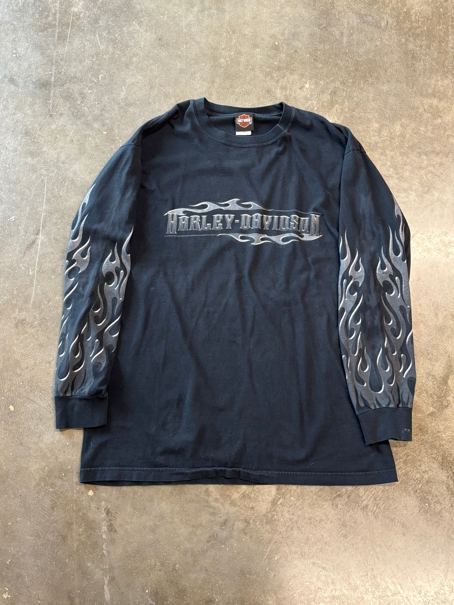 Harley Davidson chrome long sleeve size extra large