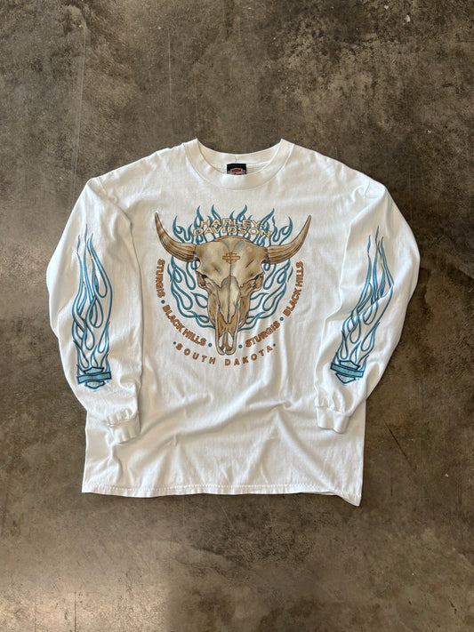 Vintage Harley Davidson Texas Longhorn long sleeve size xl