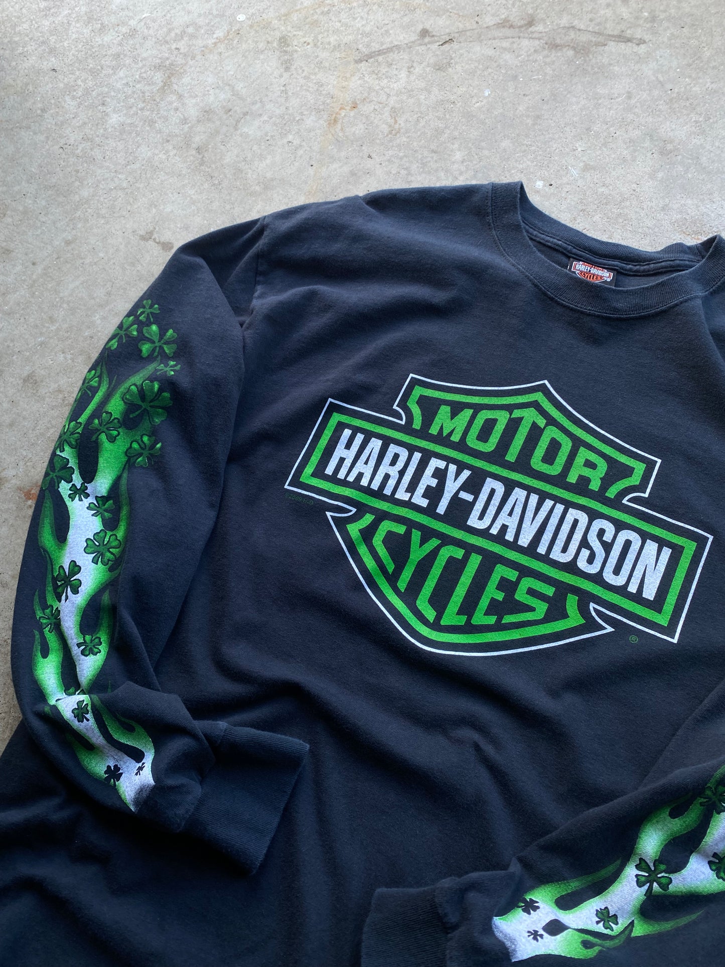 Harley Davidson Shamrock Long sleeve shirt size Extra Large