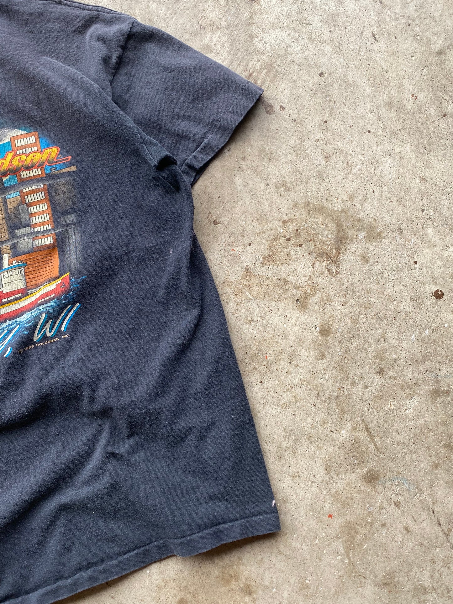 Vintage Harley Davidson Elvis Rock and Roll shirt size large