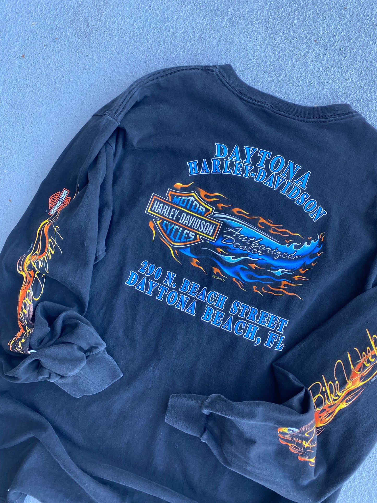 Vintage Daytona Beach Harley Long sleeve size XXL