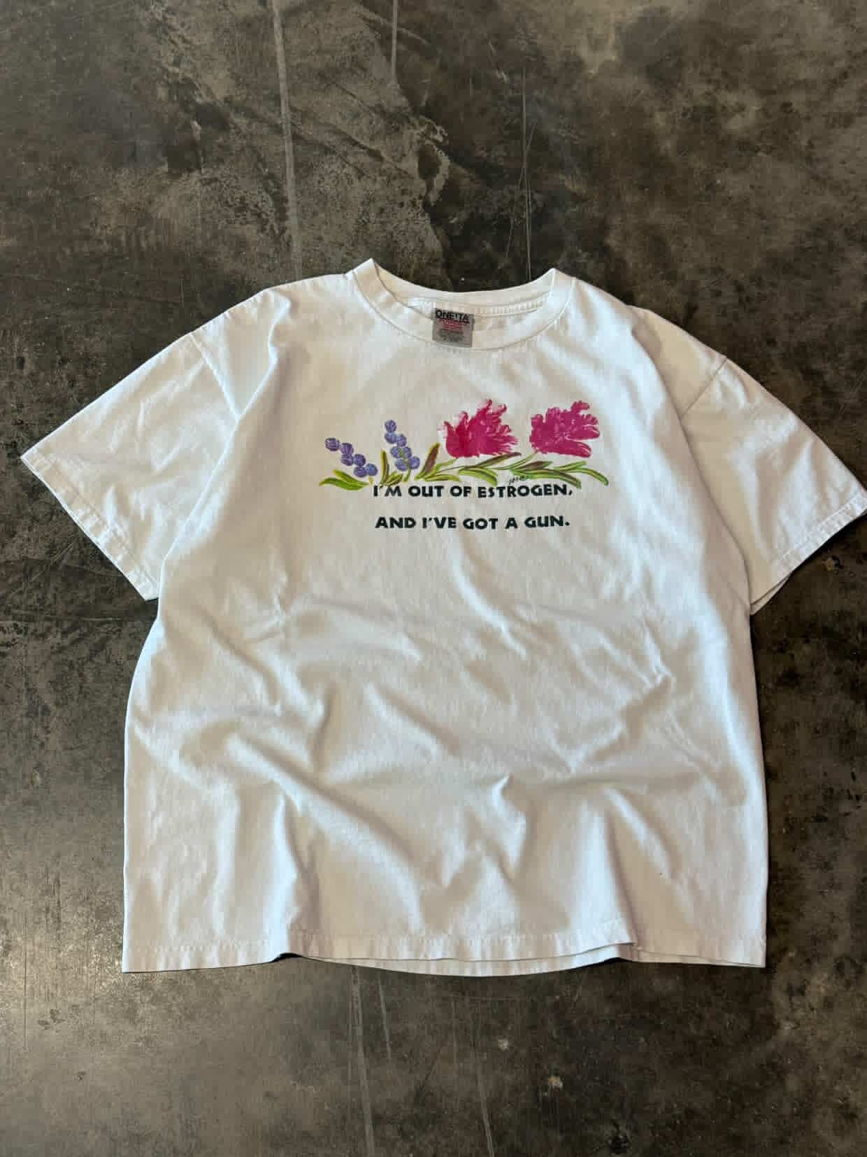 Vintage Estrogen shirt size xl