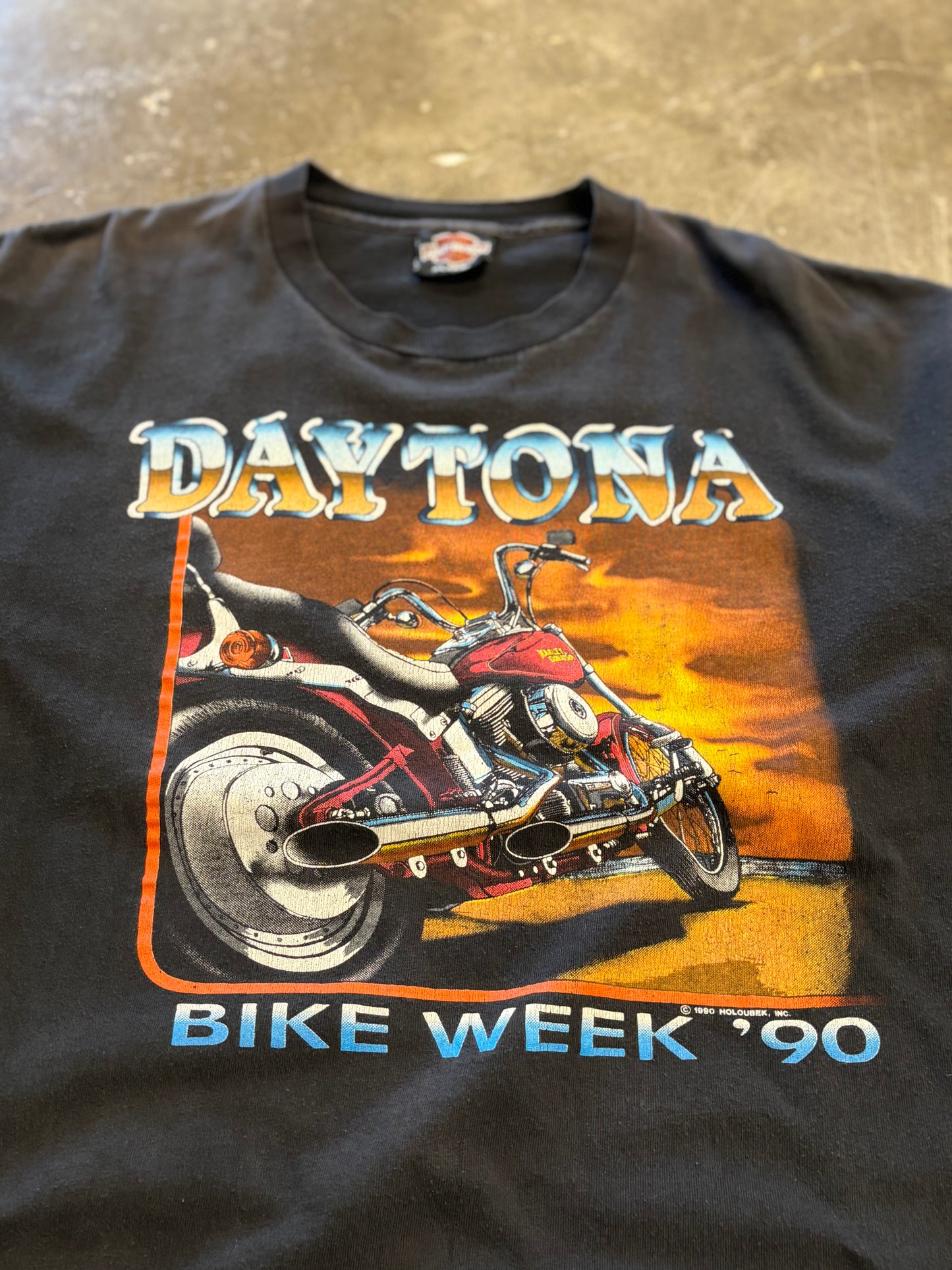 Vintage Harley Davidson Bike week shirt size xl