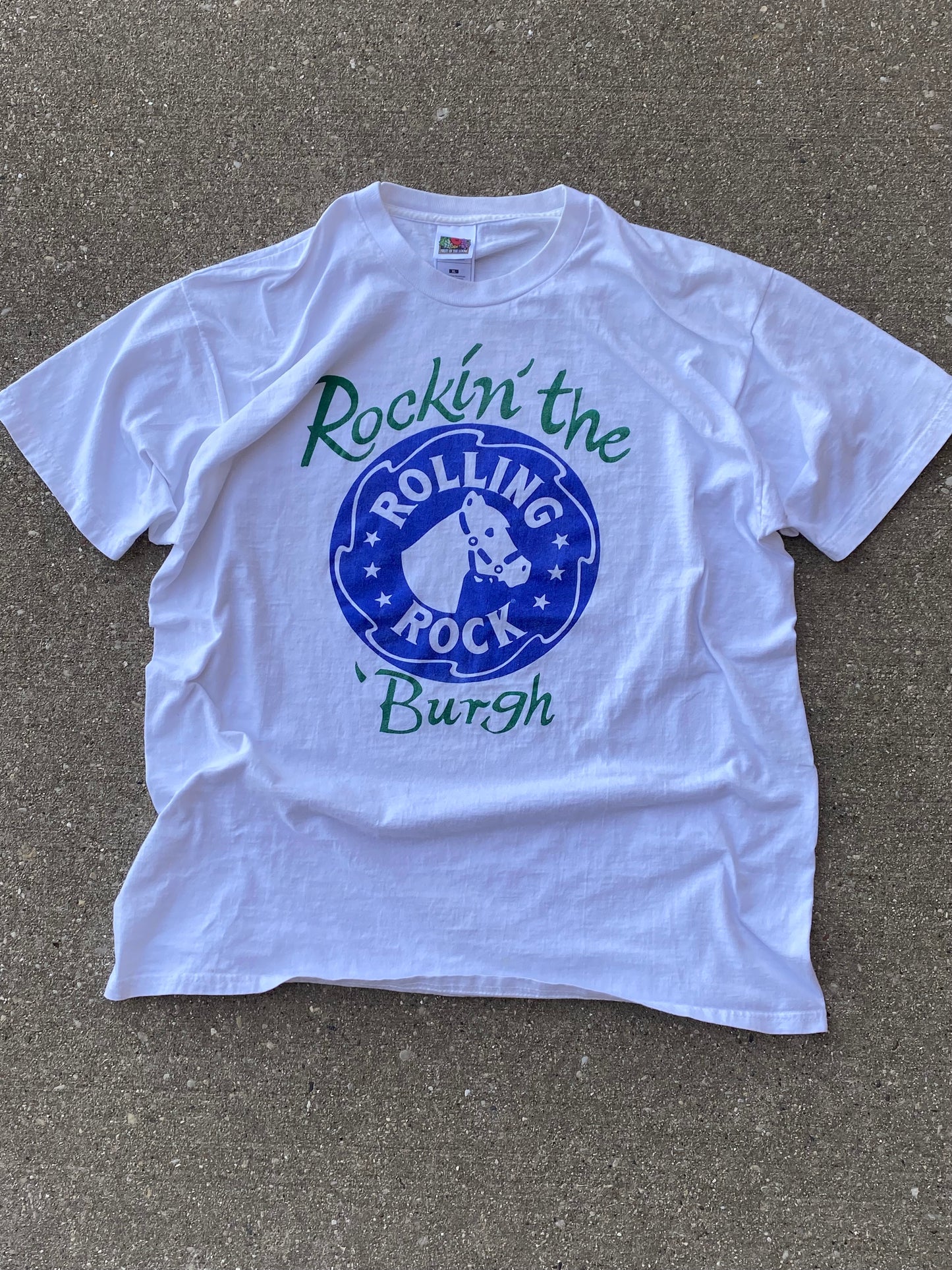 Vintage Rolling Rock Beer shirt Size XL