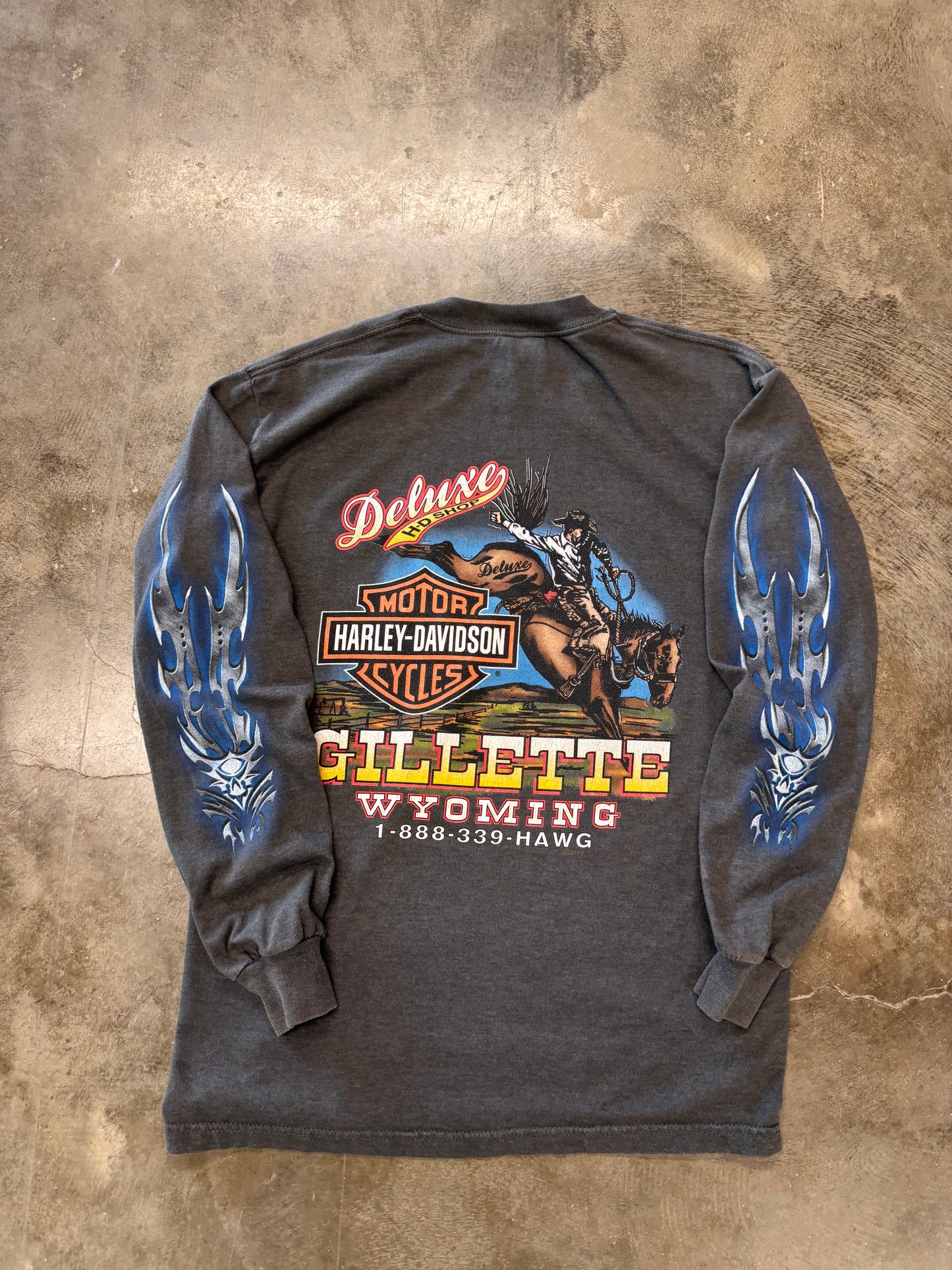 Vintage Harley Davidson Blade long sleeve size medium