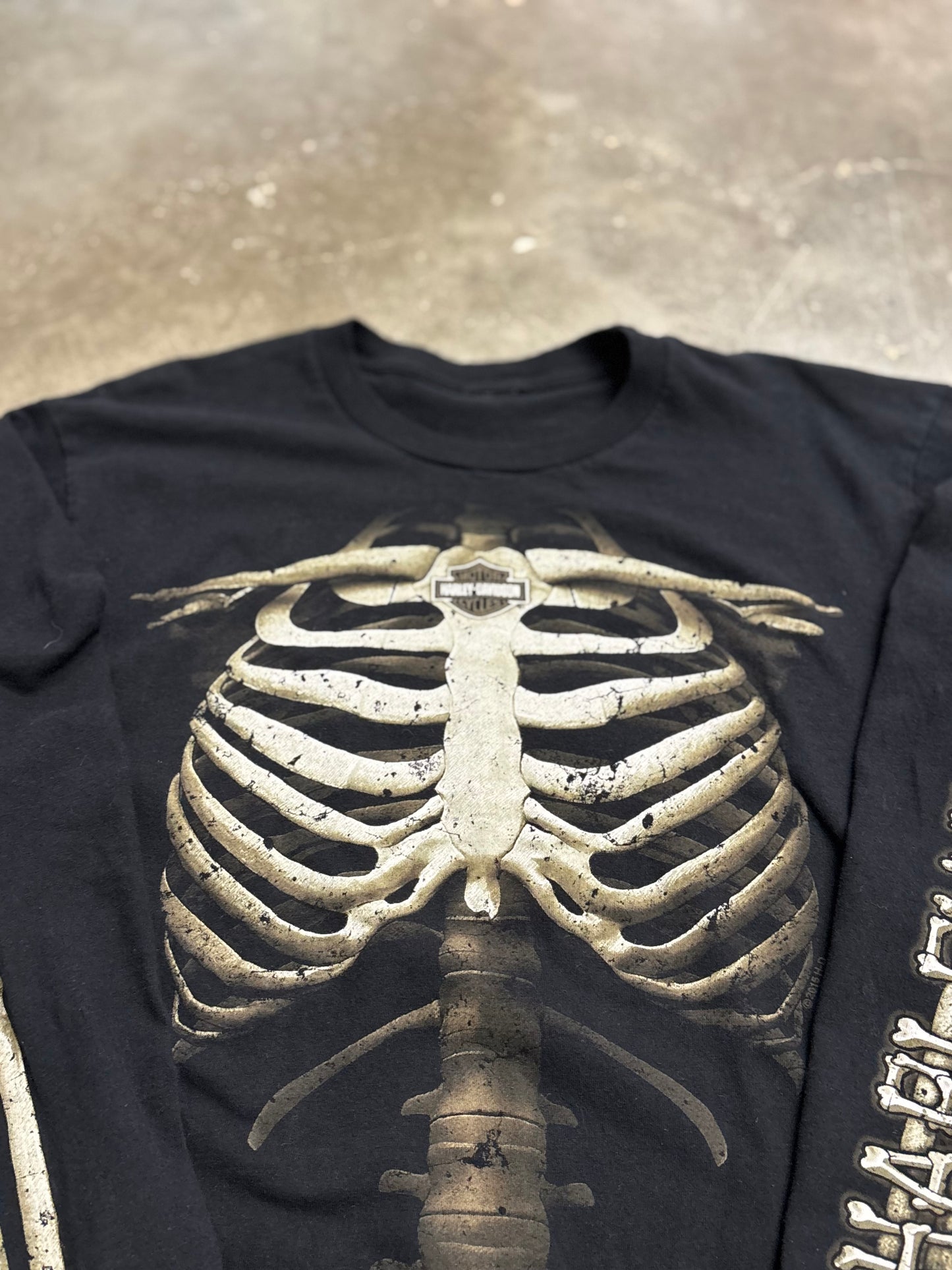 Harley Davidson Ribcage long sleeve size large