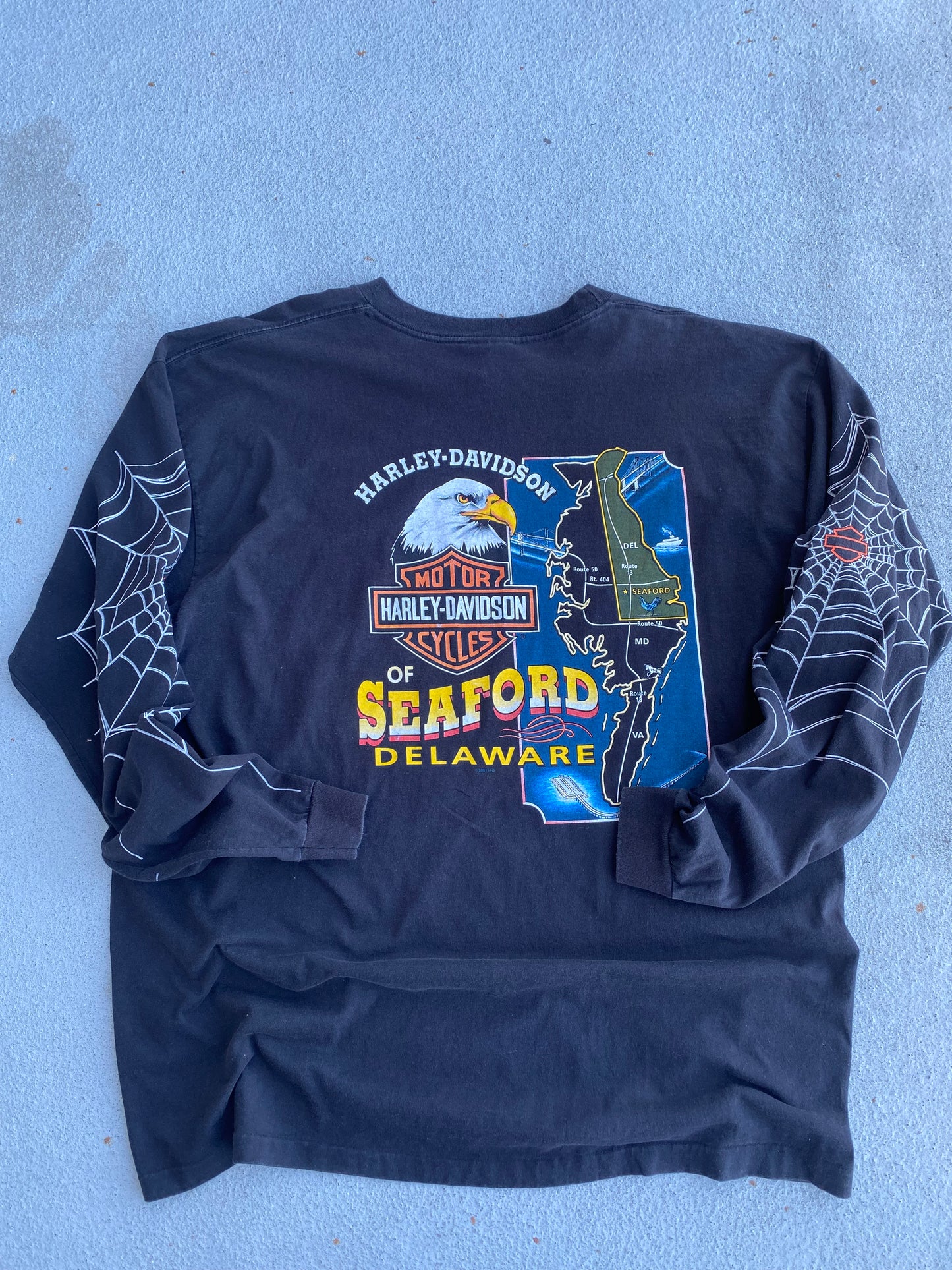 Vintage Harley Spider Web shirt size XXL