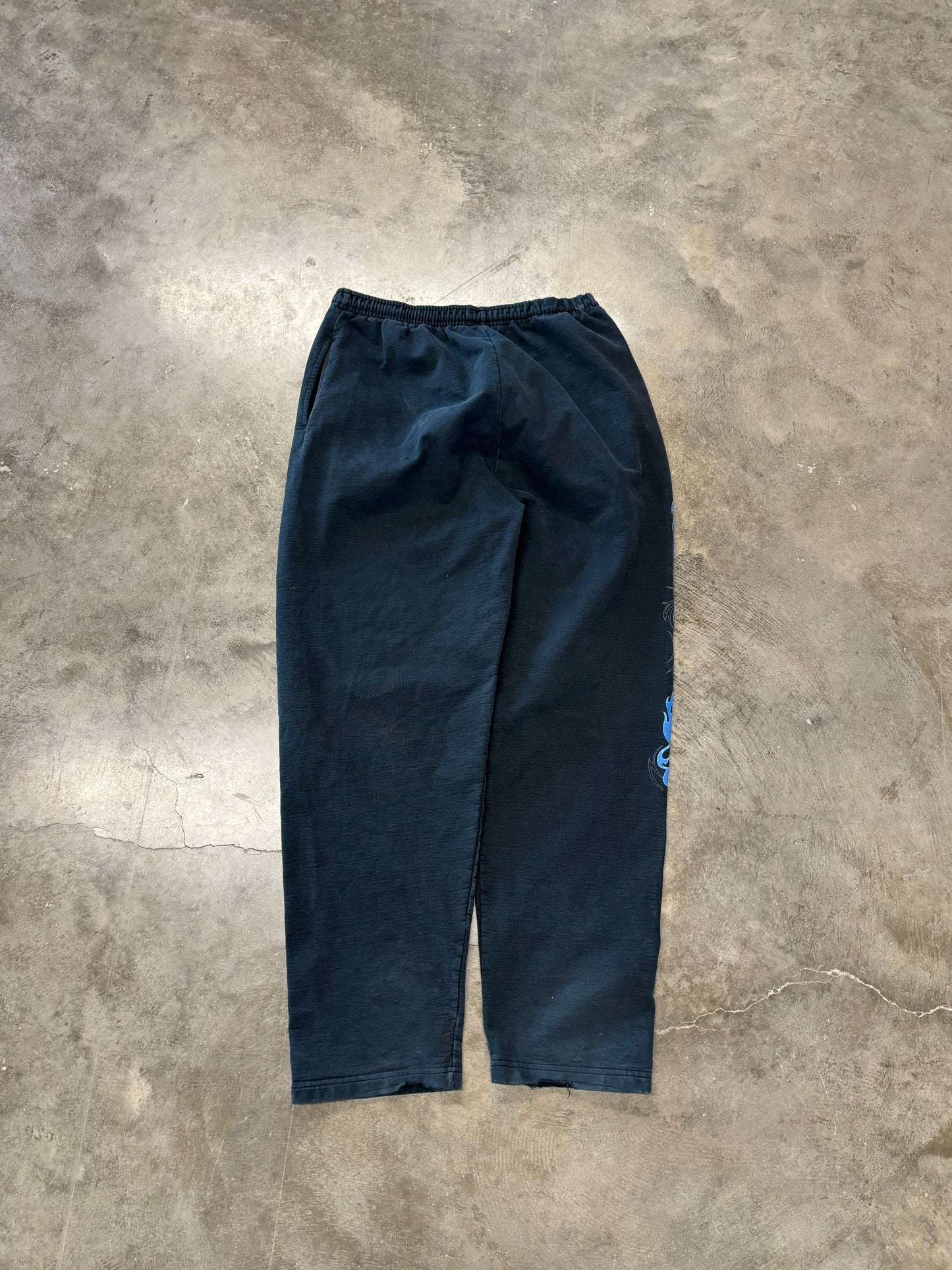 Vintage Harley Davidson sweatpants tribal skulls size xl