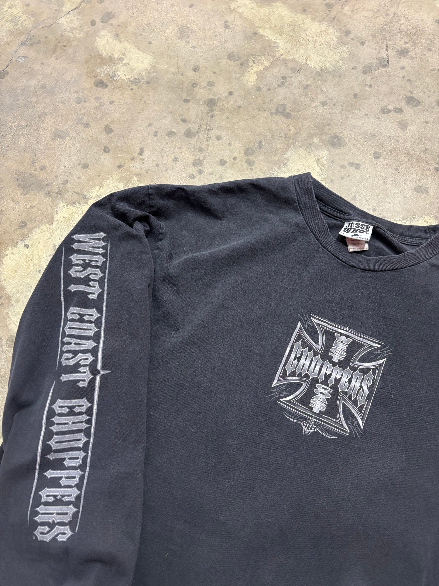 Vintage West Coast Choppers iron long sleeve shirt size XL