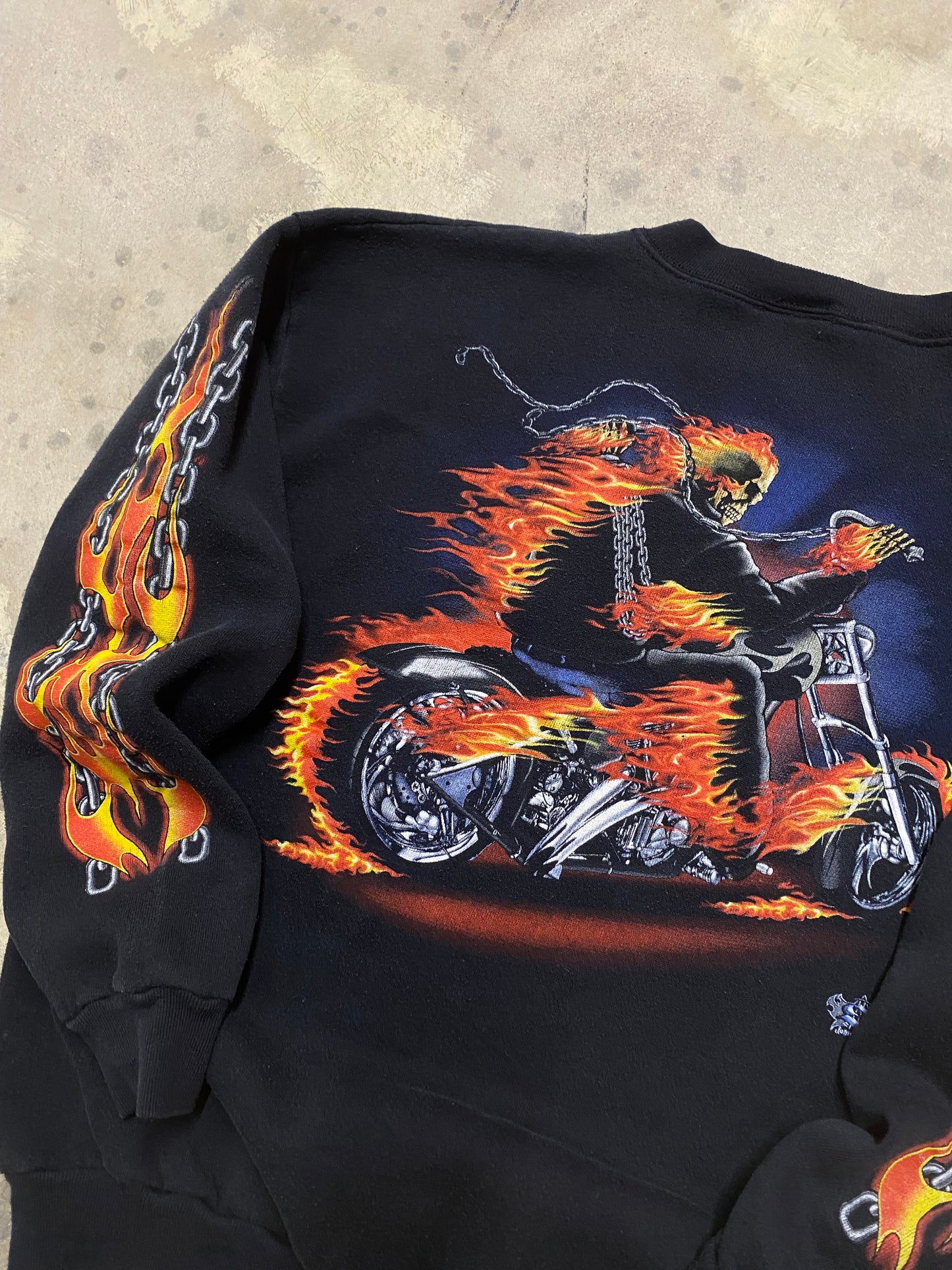 Vintage Midnite Rider sweatshirt size large