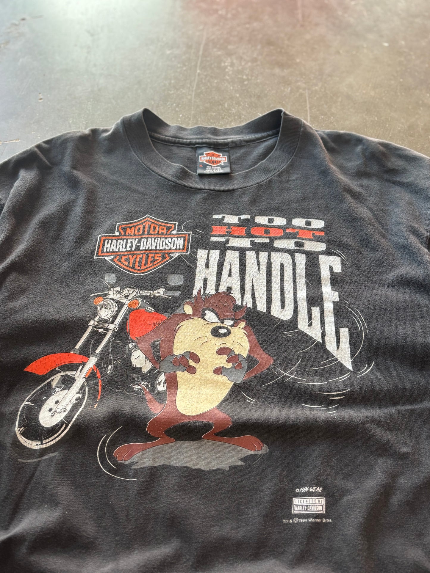 Vintage Taz Harley Davidson shirt size xl