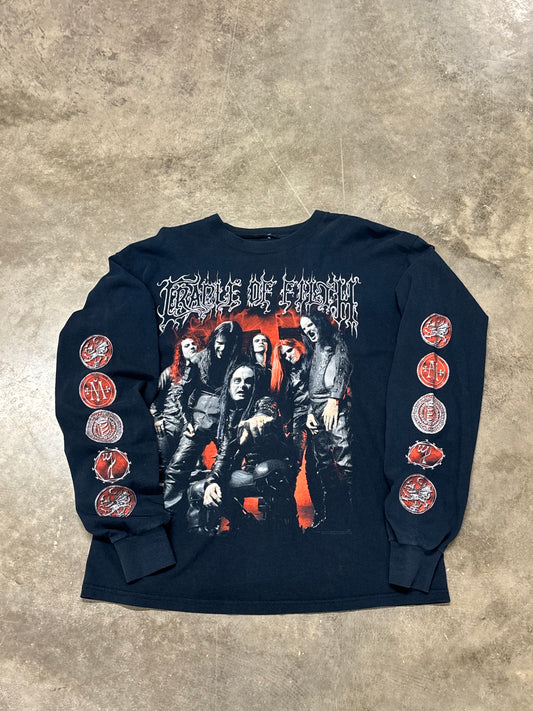 Vintage Cradle of Filth long sleeve size large