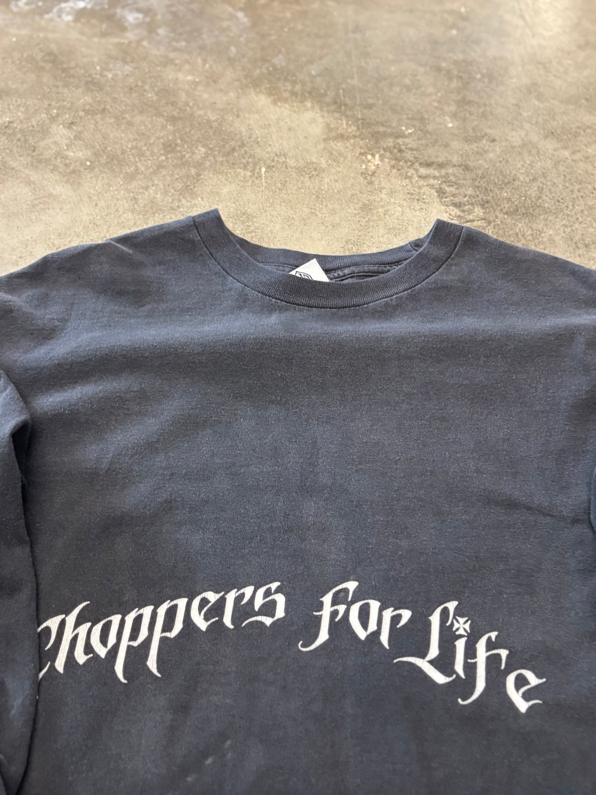 Vintage WCC choppers 4 life long sleeve size xl