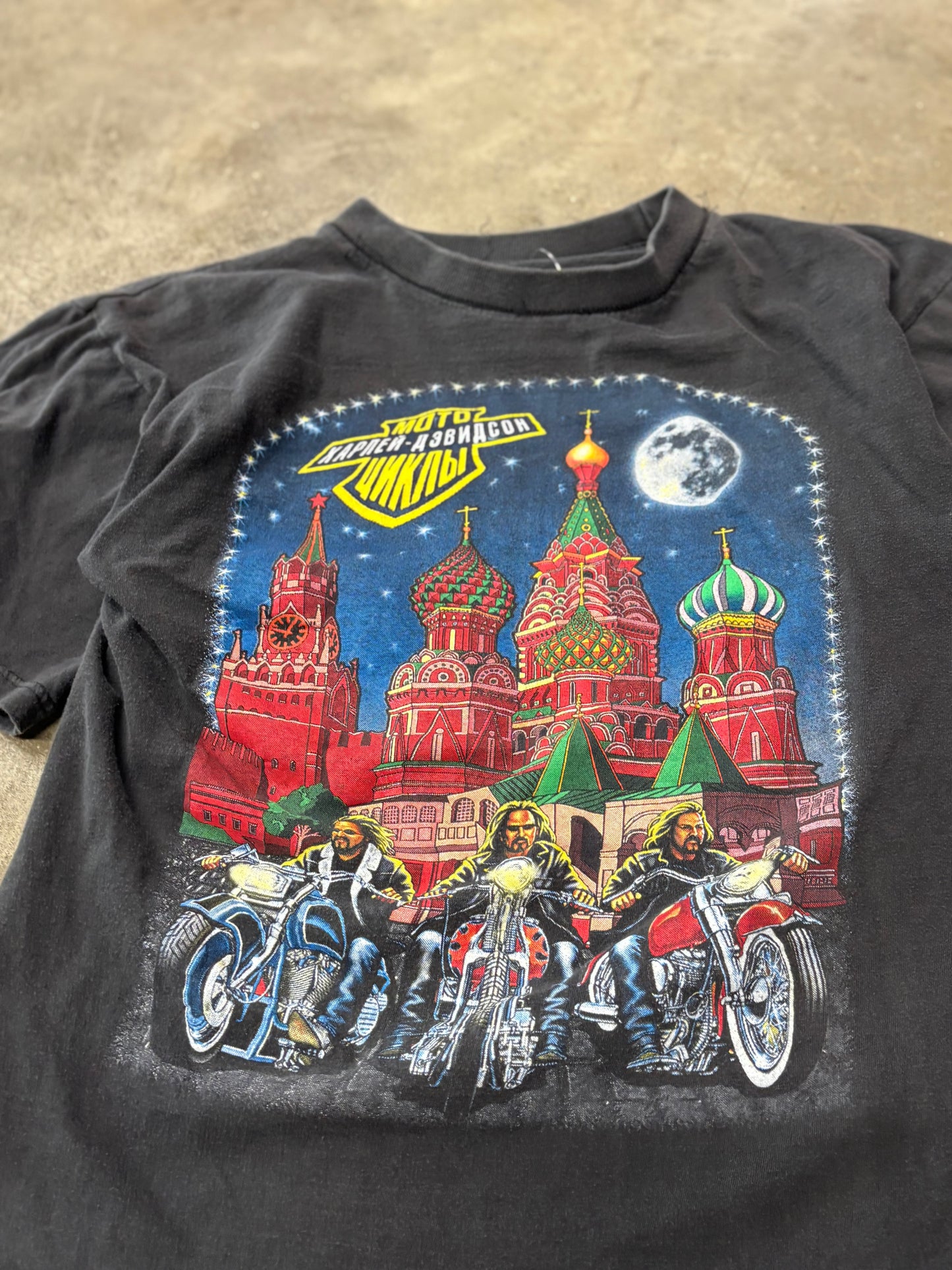 Vintage Harley Davidson Russian 80’s shirt size medium