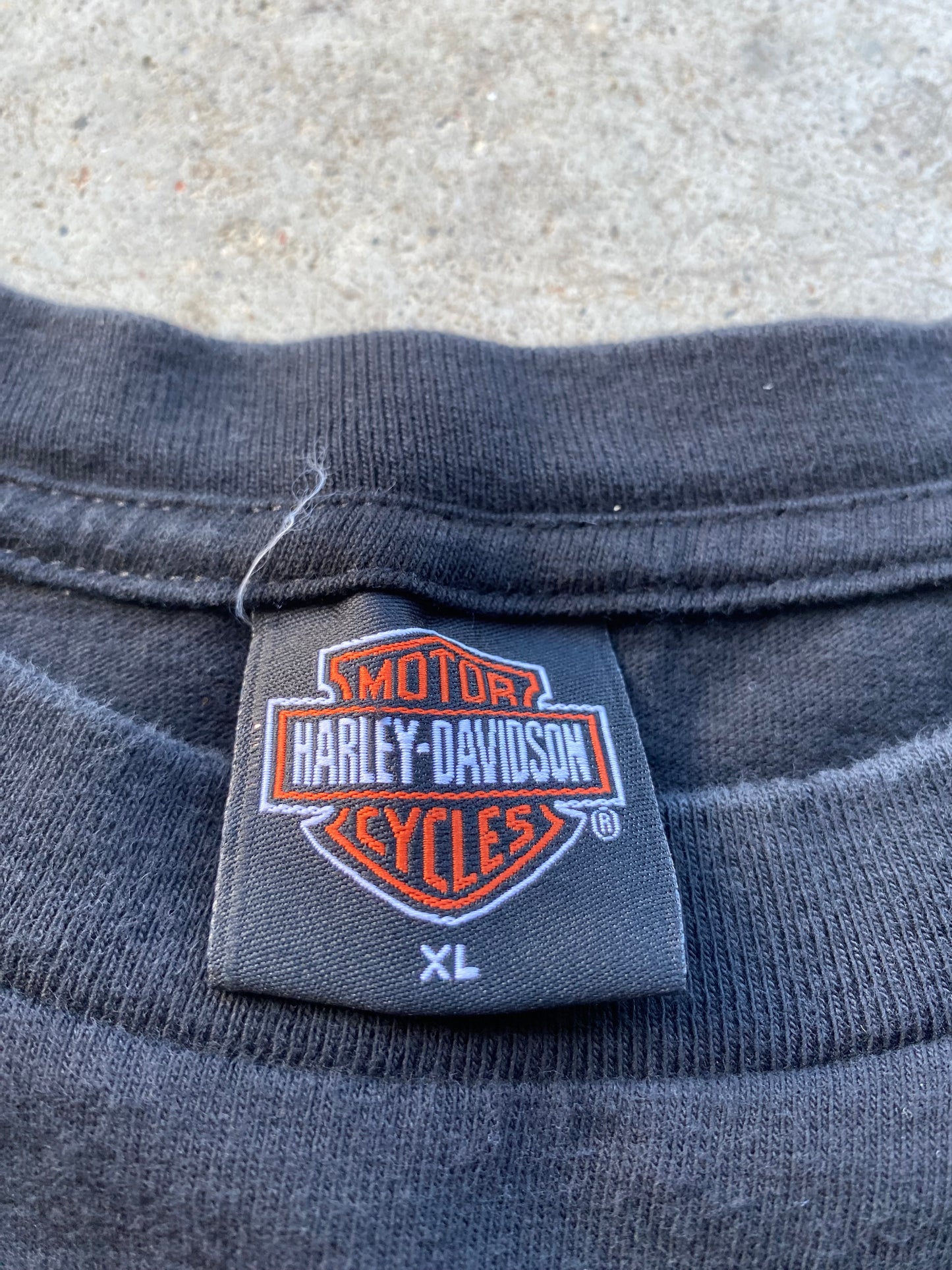 Vintage Harley Davidson Pocket tee long sleeve size extra large