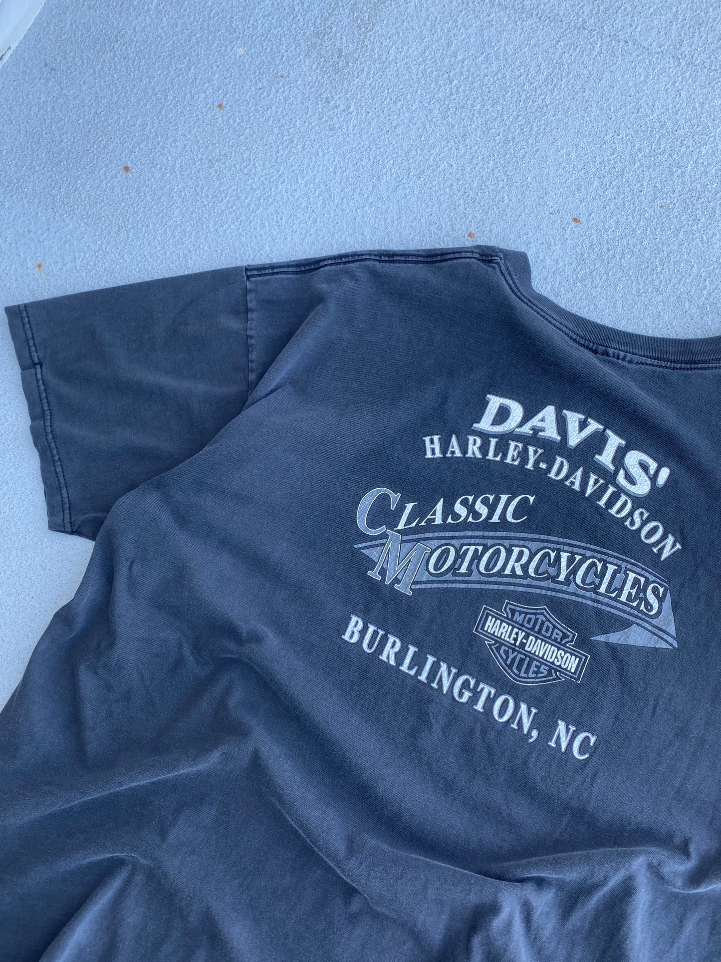 Vintage Harley Davidson Wolf Skyline shirt size 3XL