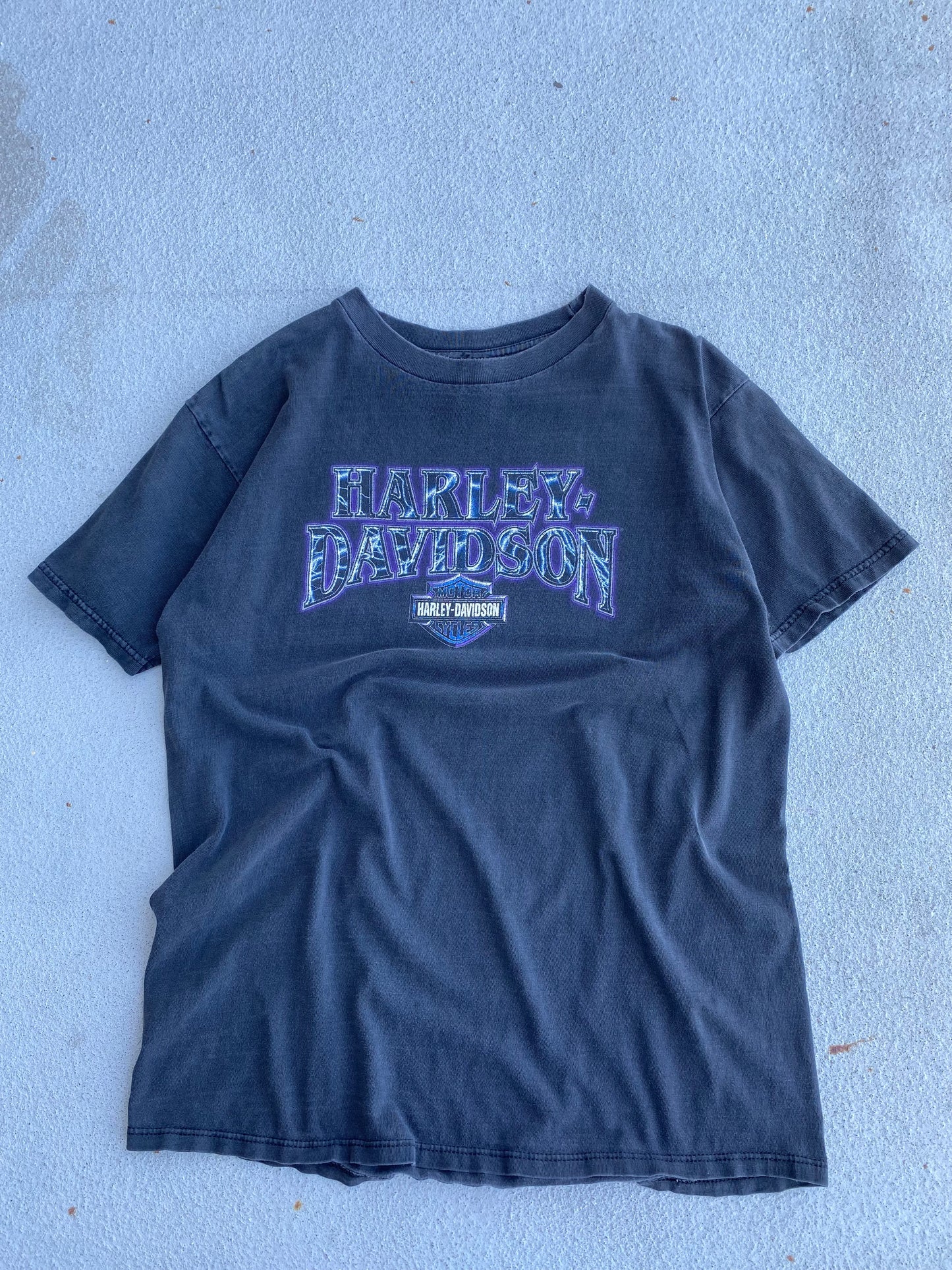 Vintage Harley Lightning Bolt shirt size large