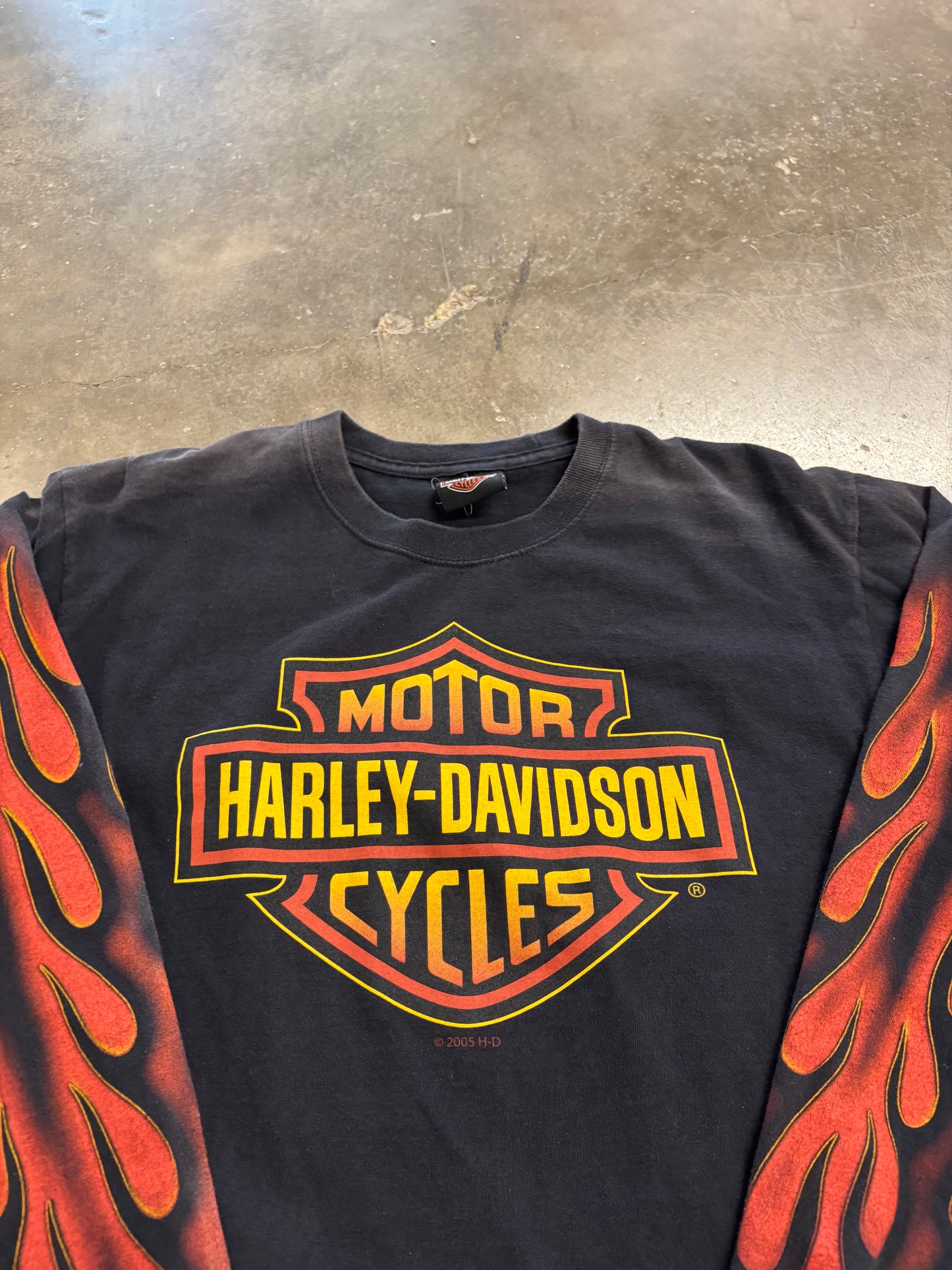 Vintage Harley Davidson Inferno long sleeve size large/xl