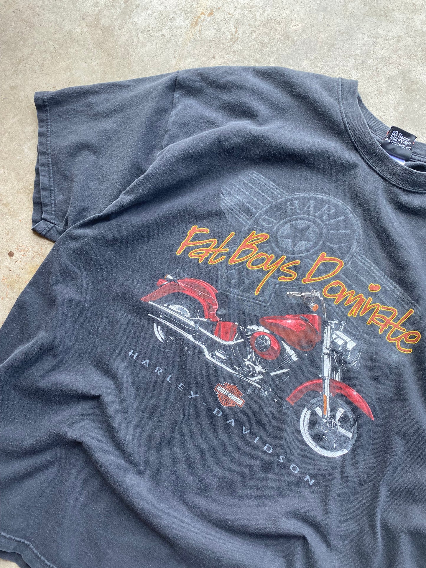 Vintage Harley Davidson Fat boys rule shirt size XXL