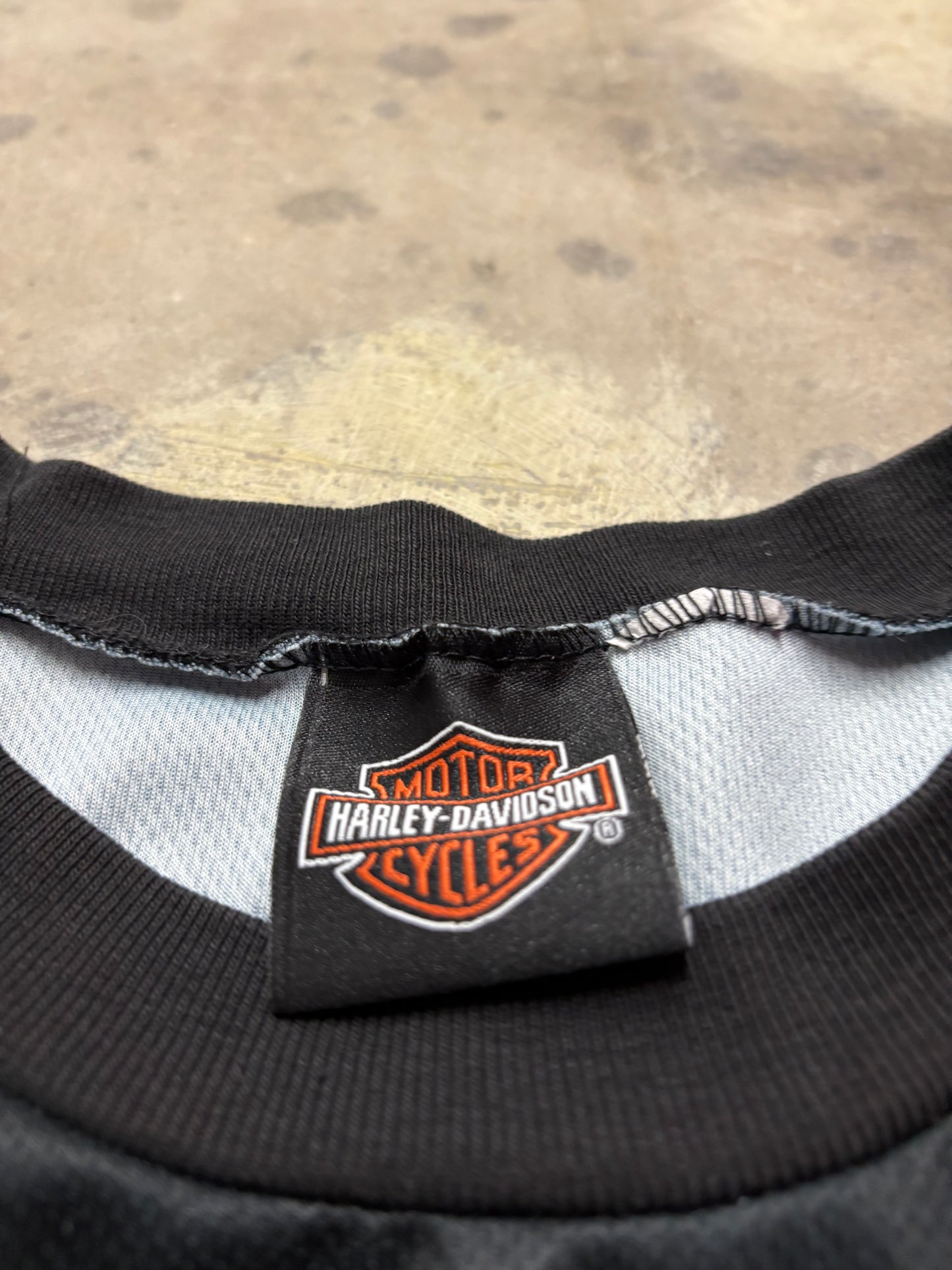 Vintage Harley Davidson flames jersey shirt size XXL